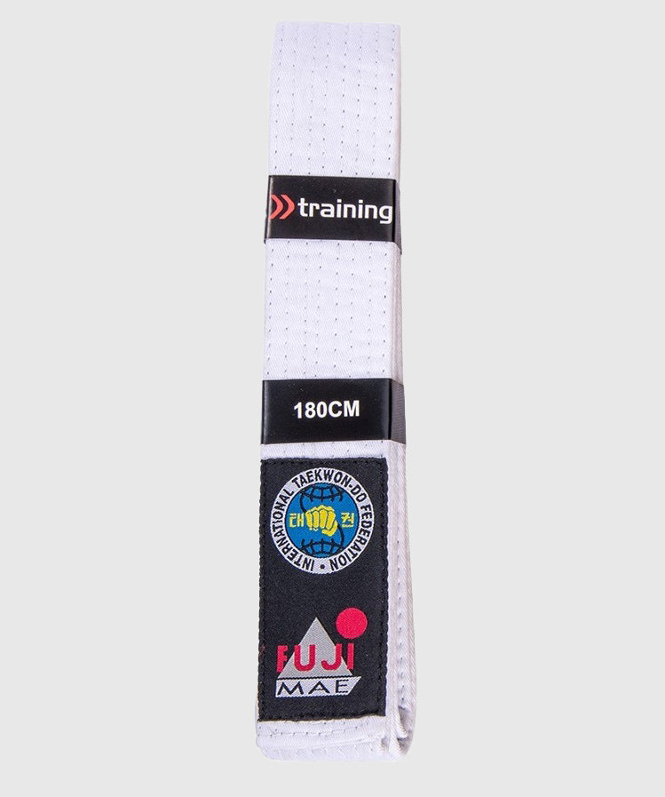 Ceinture de taekwondo ITF Fujimae - Blanc