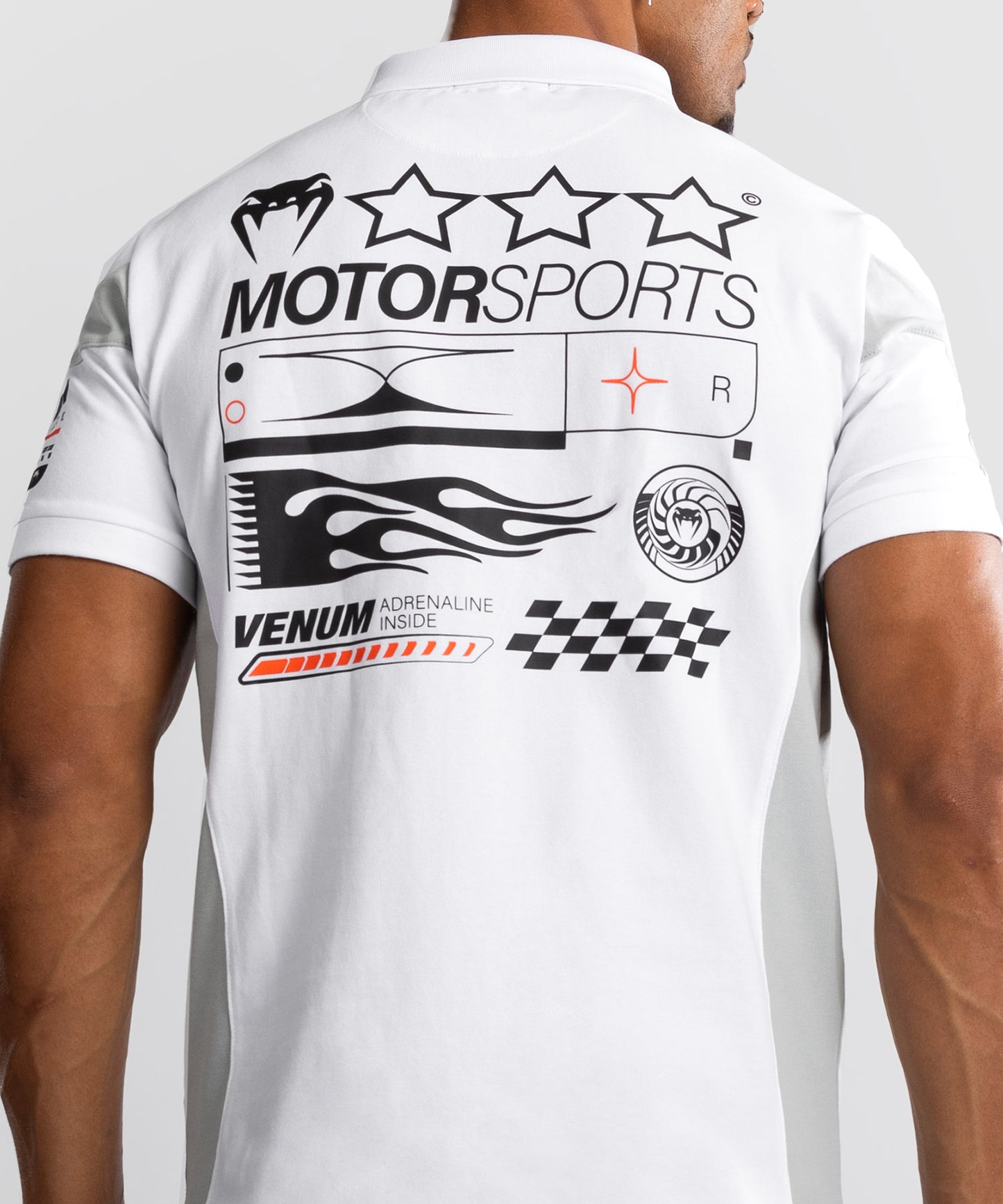 Polo en Coton Venum Motorsport - Blanc Neige