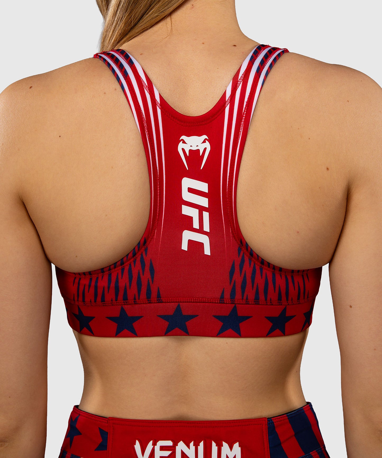 Official UFC Freedom 250 by Venum Authentic Fight Night Sport-BH für Damen - Rot