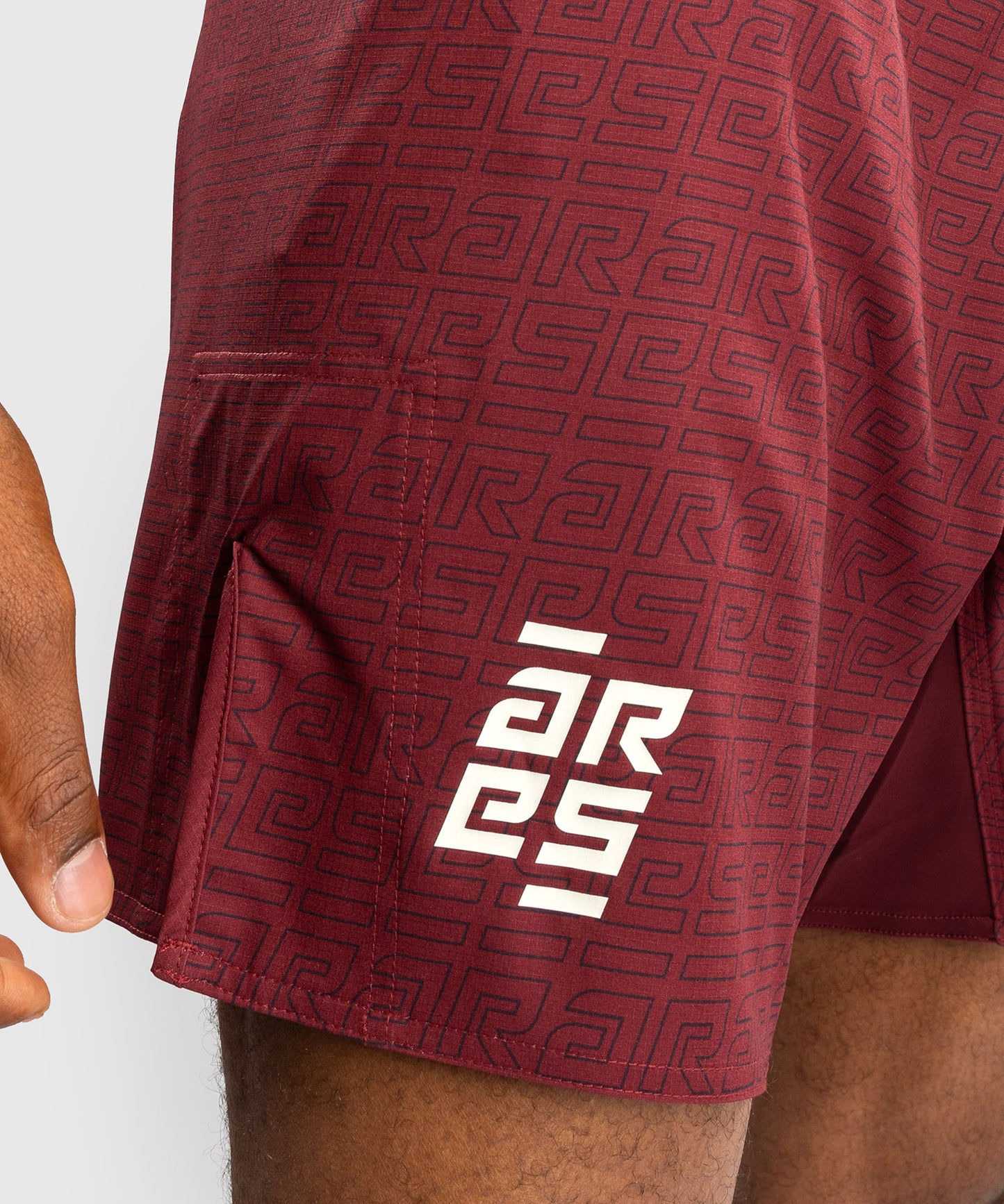 Venum x Ares Men’s Fight Shorts - Burgundy