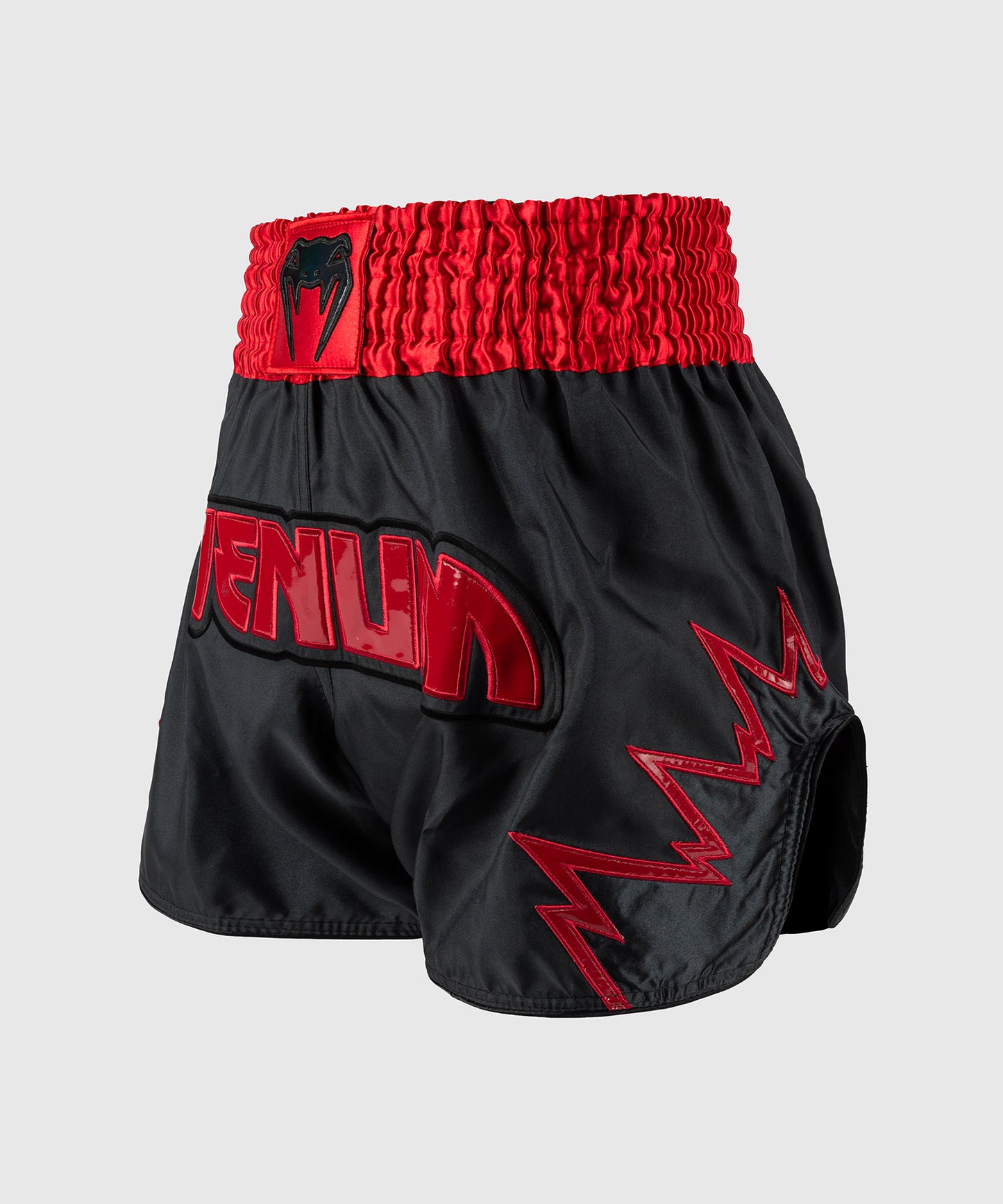 Venum Inferno Pantaloni Muay Thai - Grigio Carbone/Rosso