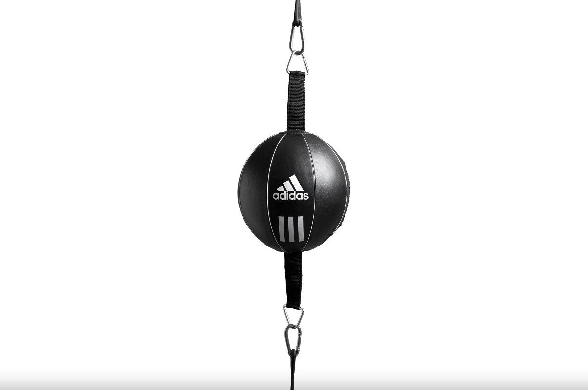 BALLON DOUBLE ELASTIQUE CUIR ADIDAS - Noir