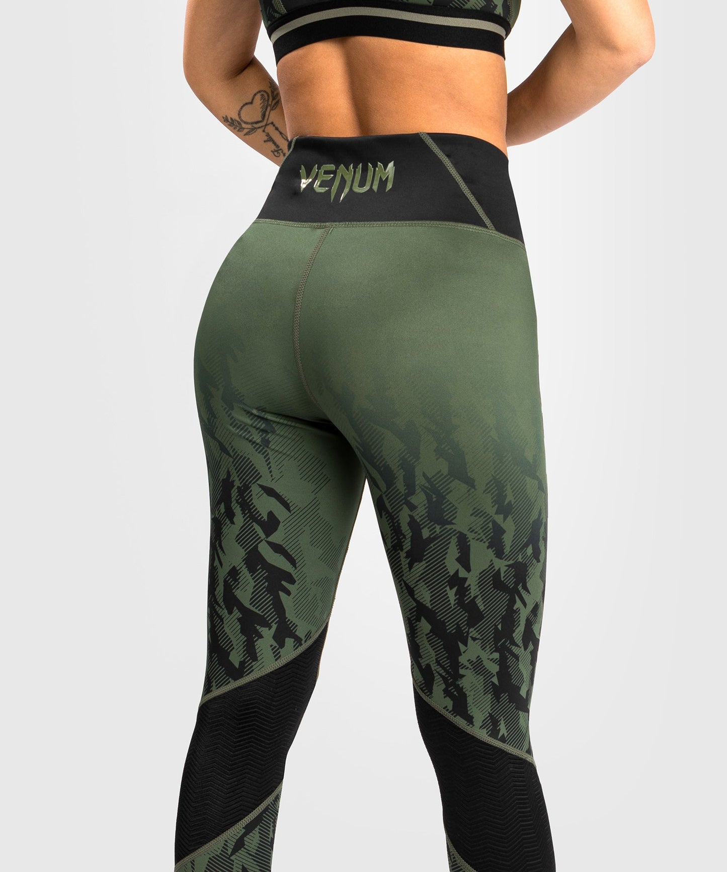 Women's UFC Leggings Venum Authentic Fight Week - Khaki