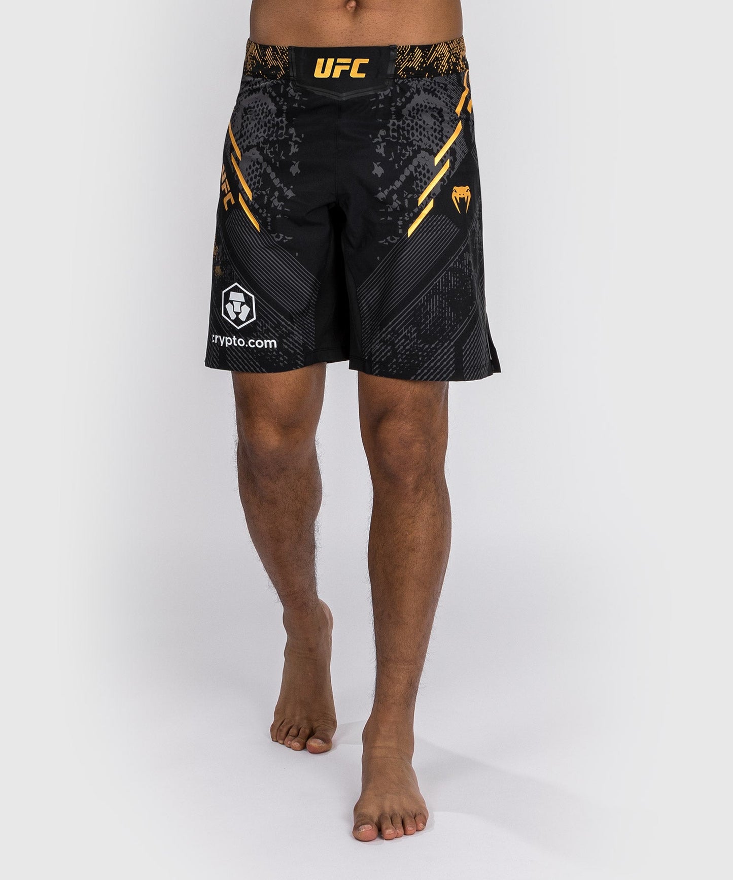 UFC Men's Long Cut Adrenaline by Venum Authentic Fight Night Short - Champion