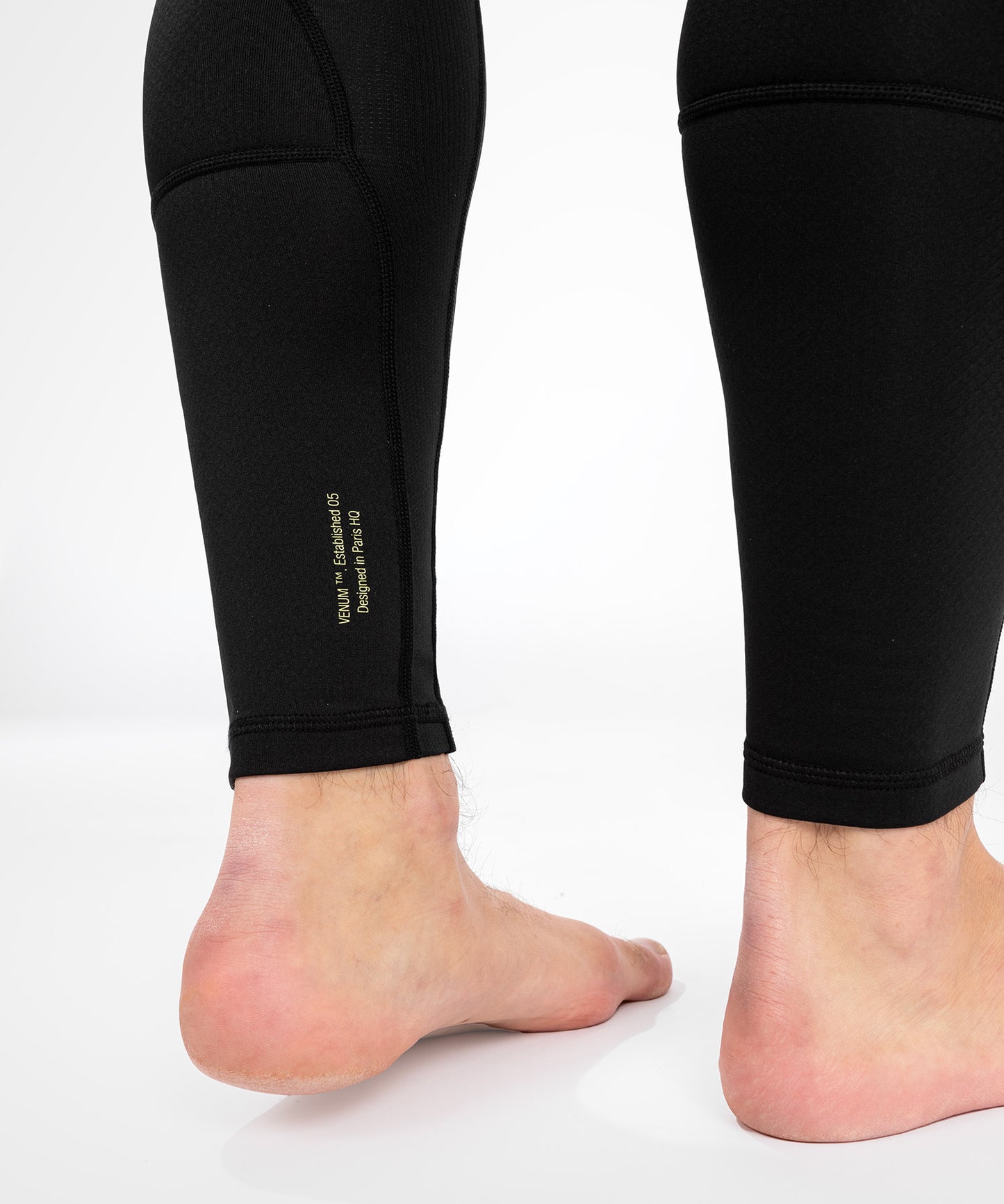 Venum Fusion 2.0 Polainas para hombre - Negro/Amarillo