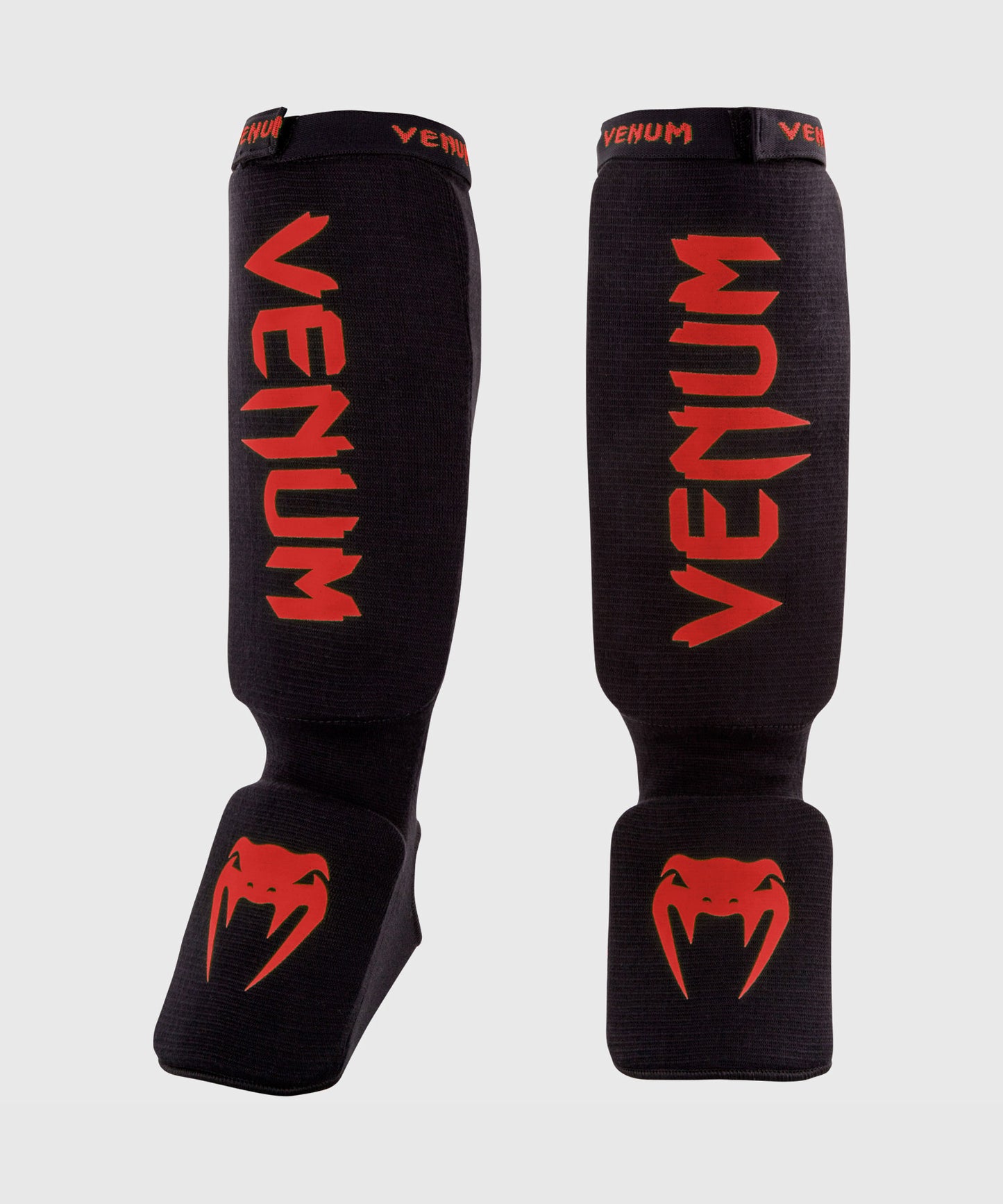Venum Kontact Espinilleras - Negro/Rojo