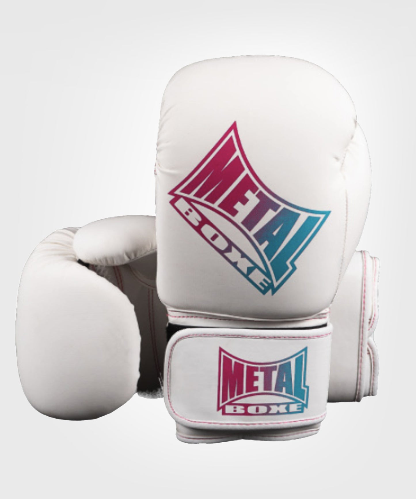 Gants De Boxe Entrainement Metal Boxe Vice - Blanc