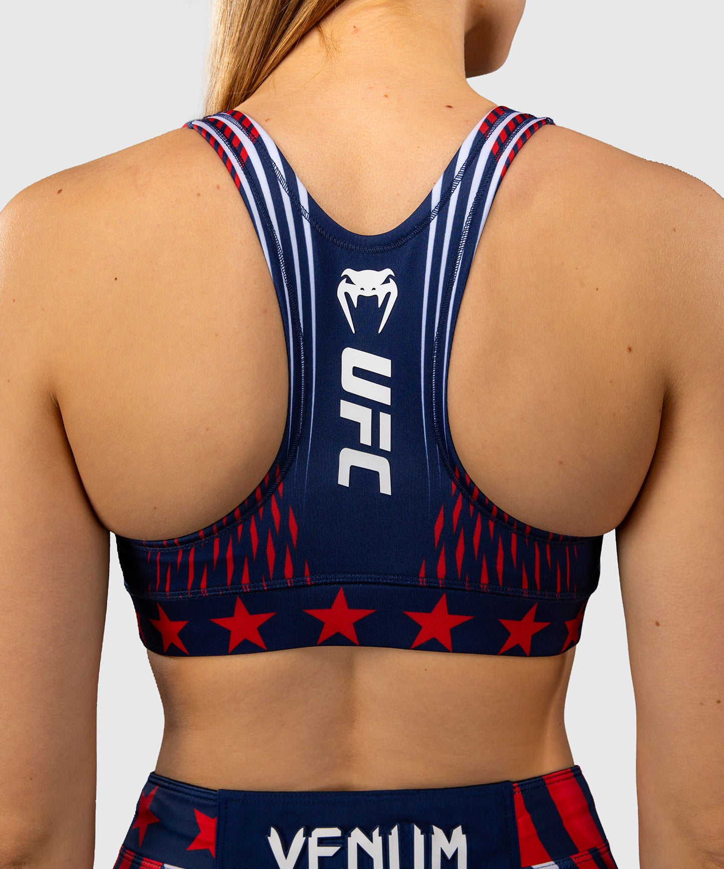 Official UFC Freedom 250 by Venum Authentic Fight Night Sport-BH für Damen - Blau