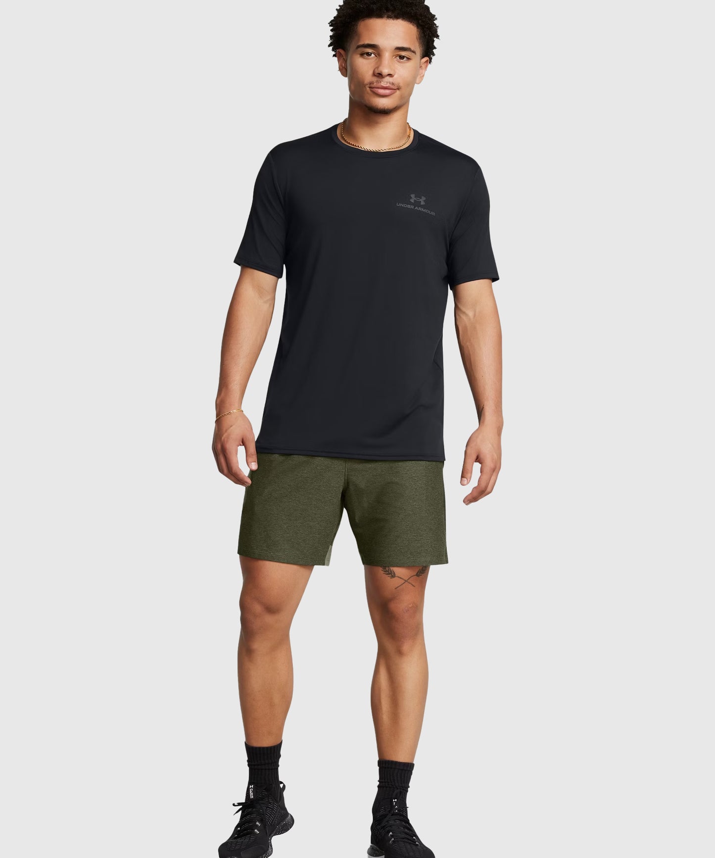 Short Under Armour Ua Tech™ Vent 18 Cm - Kaki