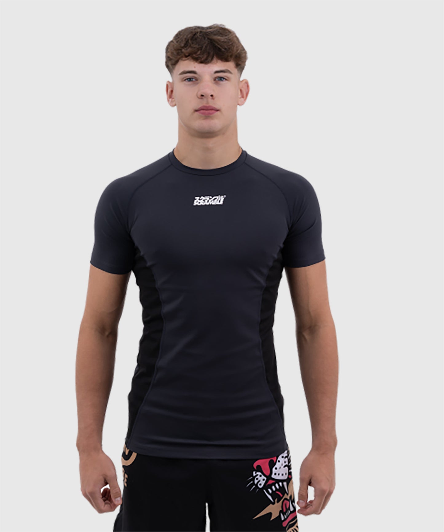 Scramble Shinobi Rashguard de Manga Corta - Azul Marino