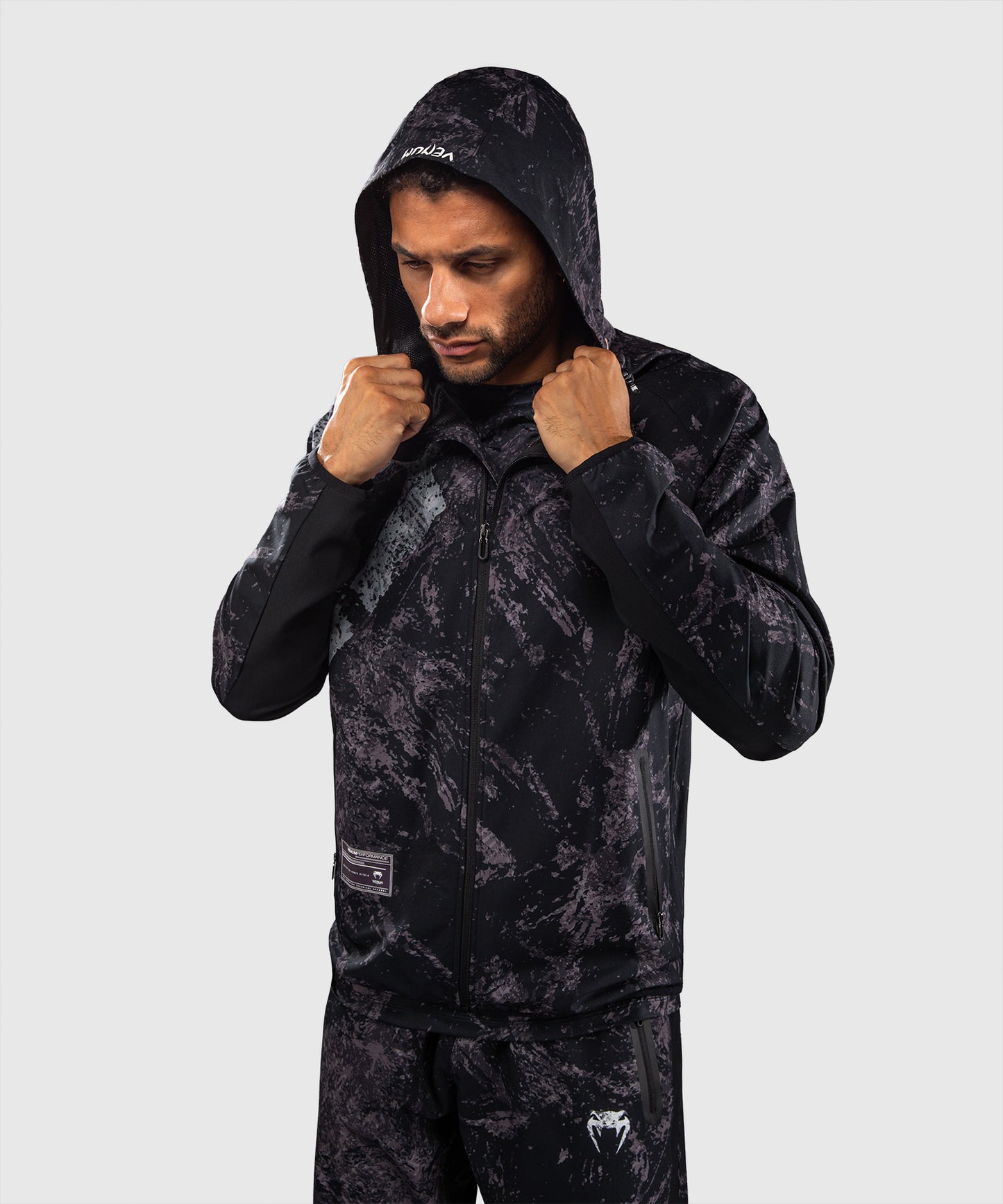 Venum Rage & Workout Trainingsjacke - Schwarz/Grau