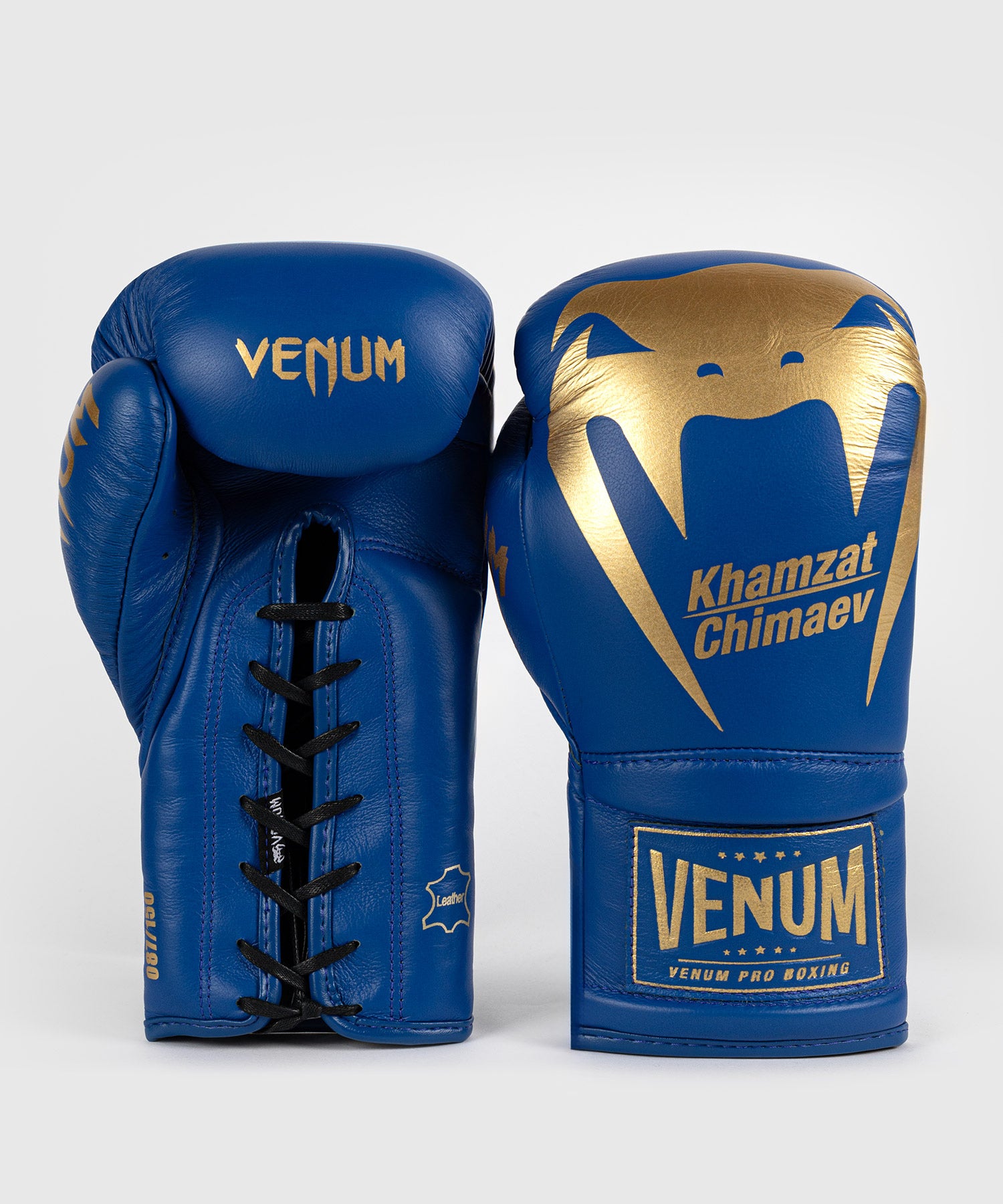 Venum Giant 2.0 Khamzat Chimaev Pro boxing gloves - Blue gold