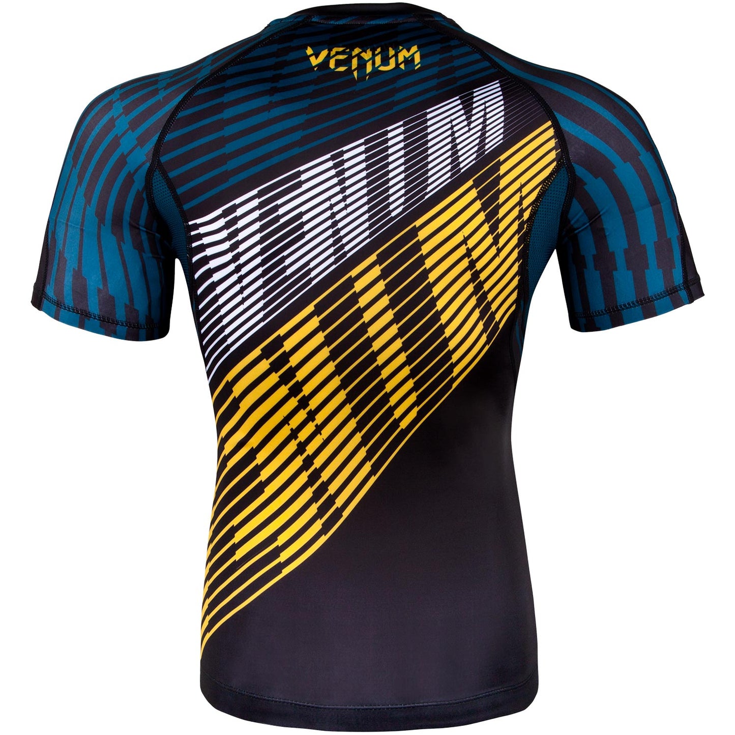 Rashguard Venum Plasma - Mangas Cortas - Negro/Amarillo
