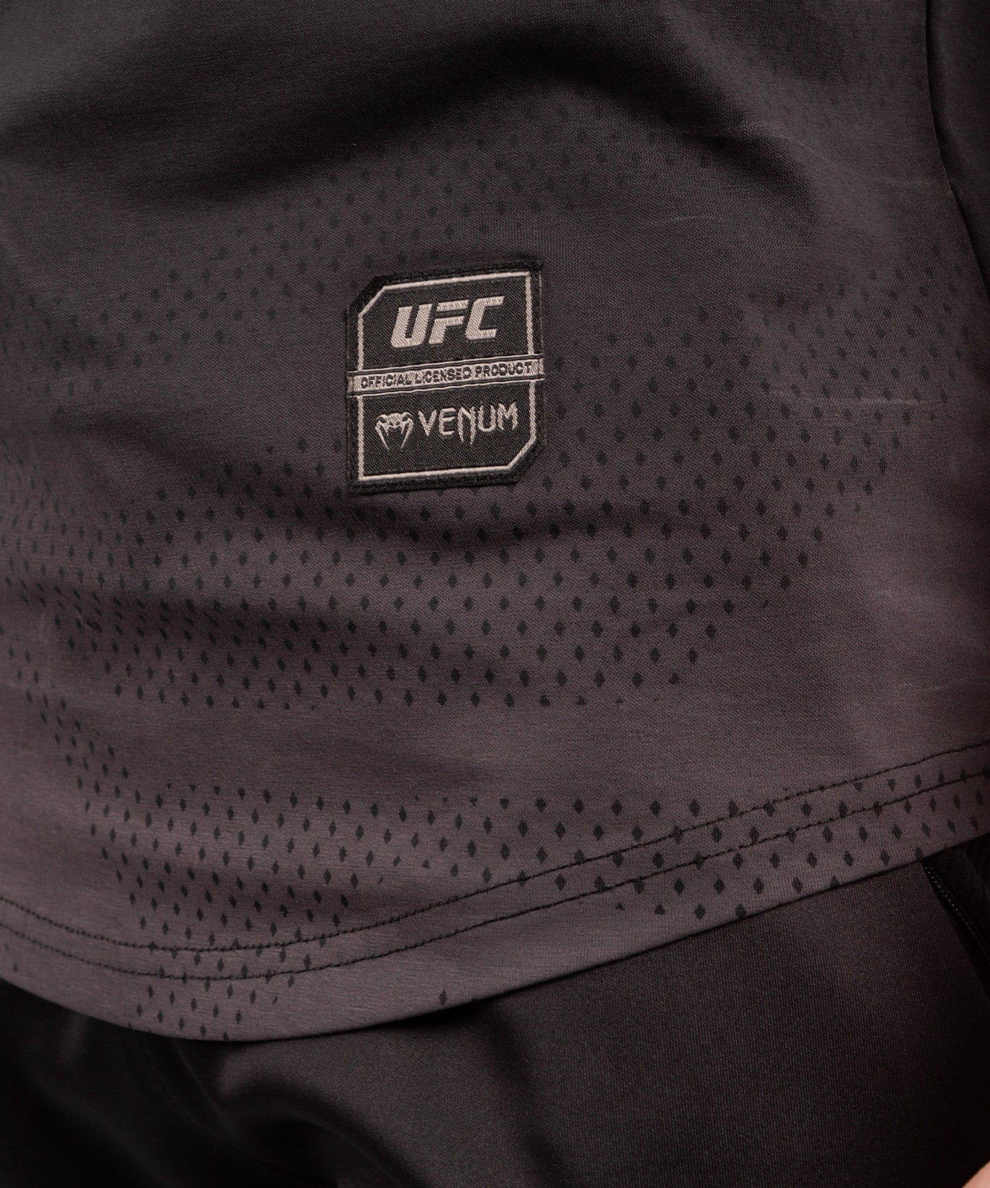 UFC Men's Cotton Short Sleeve T-Shirt Venum Authentic Fight Week - Black