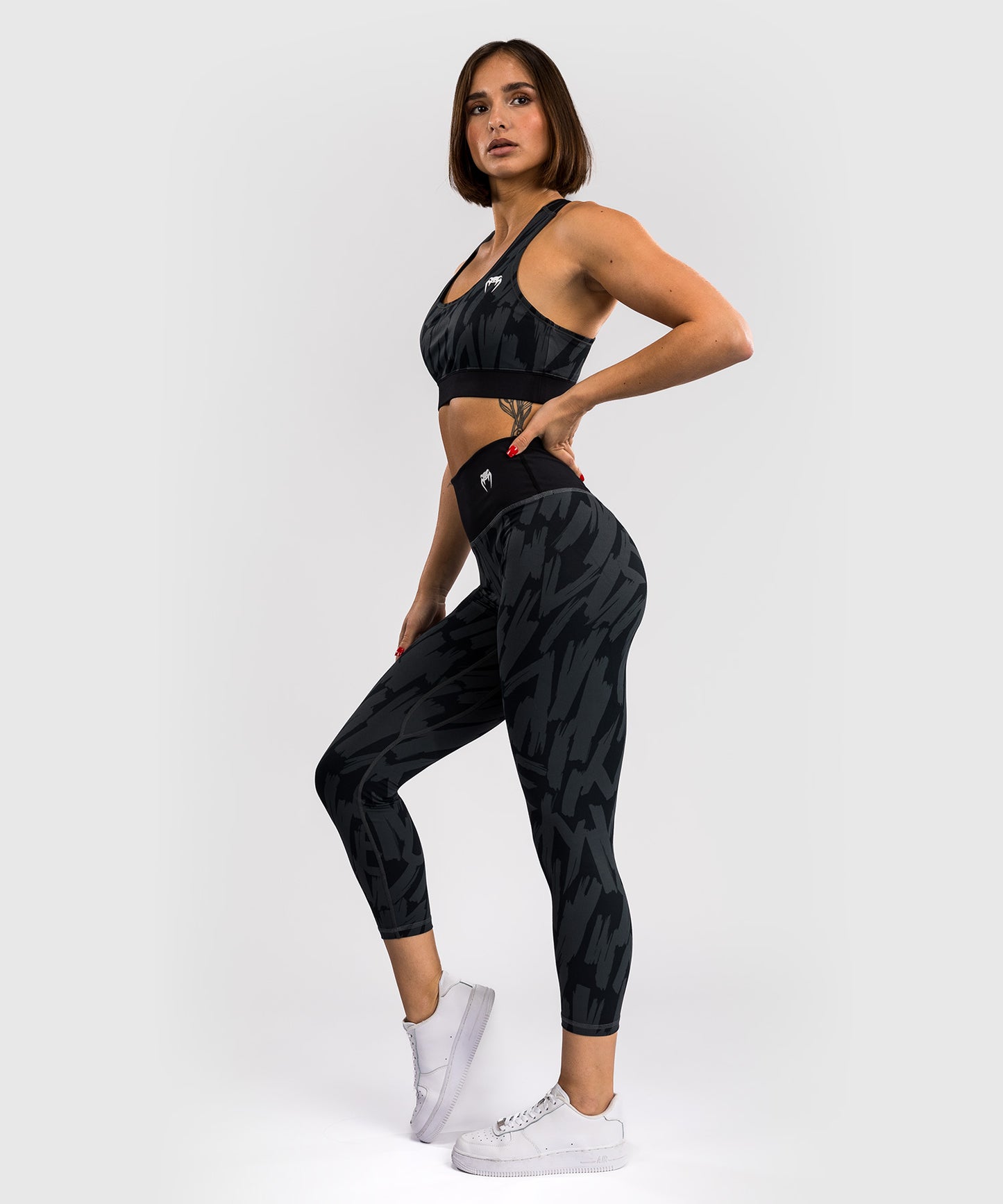 Venum Graffiti Frauen Leggings in voller Länge - Urban Kohle