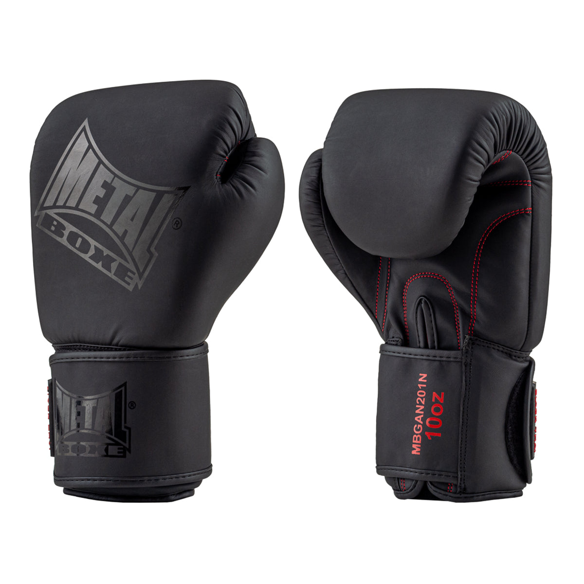 Gants Metal Boxe Black Thai - Noir
