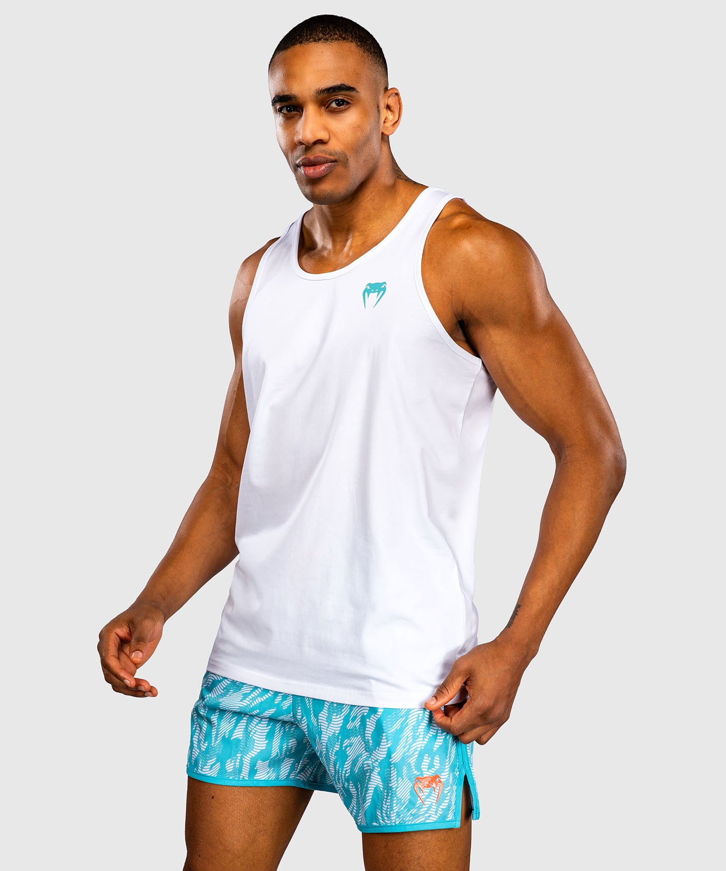 Débardeur Venum Aqua – Blanc/Turquoise