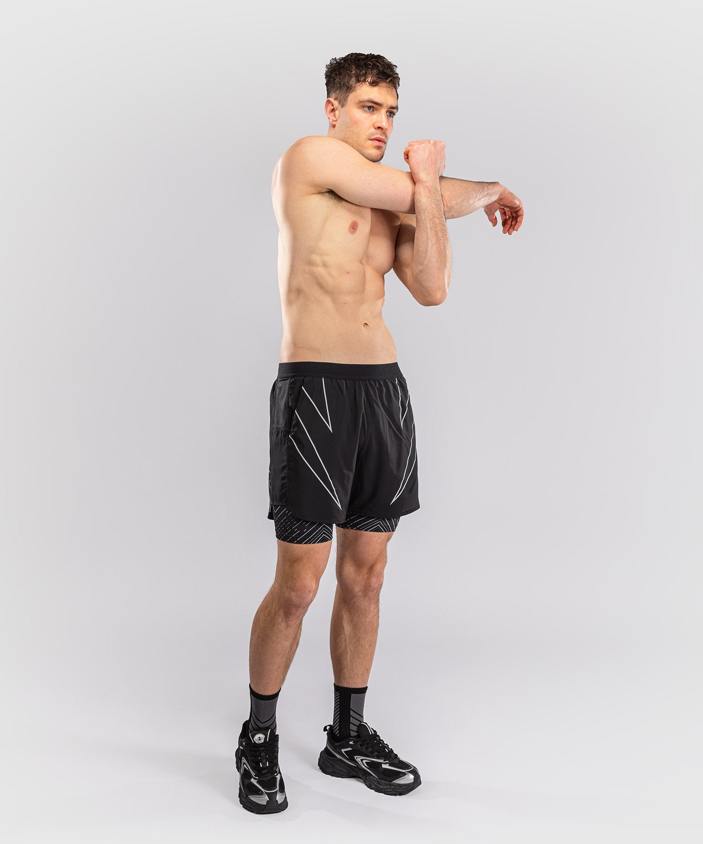 Venum Midnight Fury Trainingsshorts – Mitternachtsblau/Grau/Silber