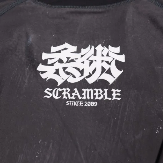Rashguard Scramble Hanzi Gold - Noir