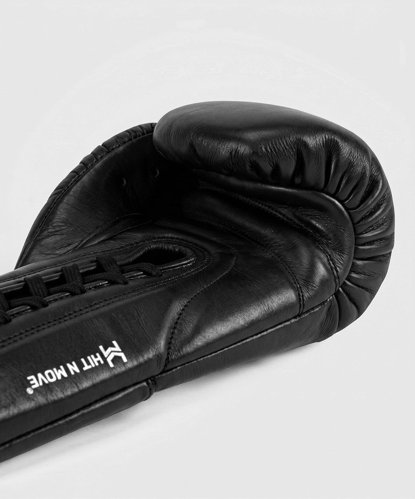Hit N Move Schnürsenkel All Day Pro Balance Boxhandschuhe - Schwarz