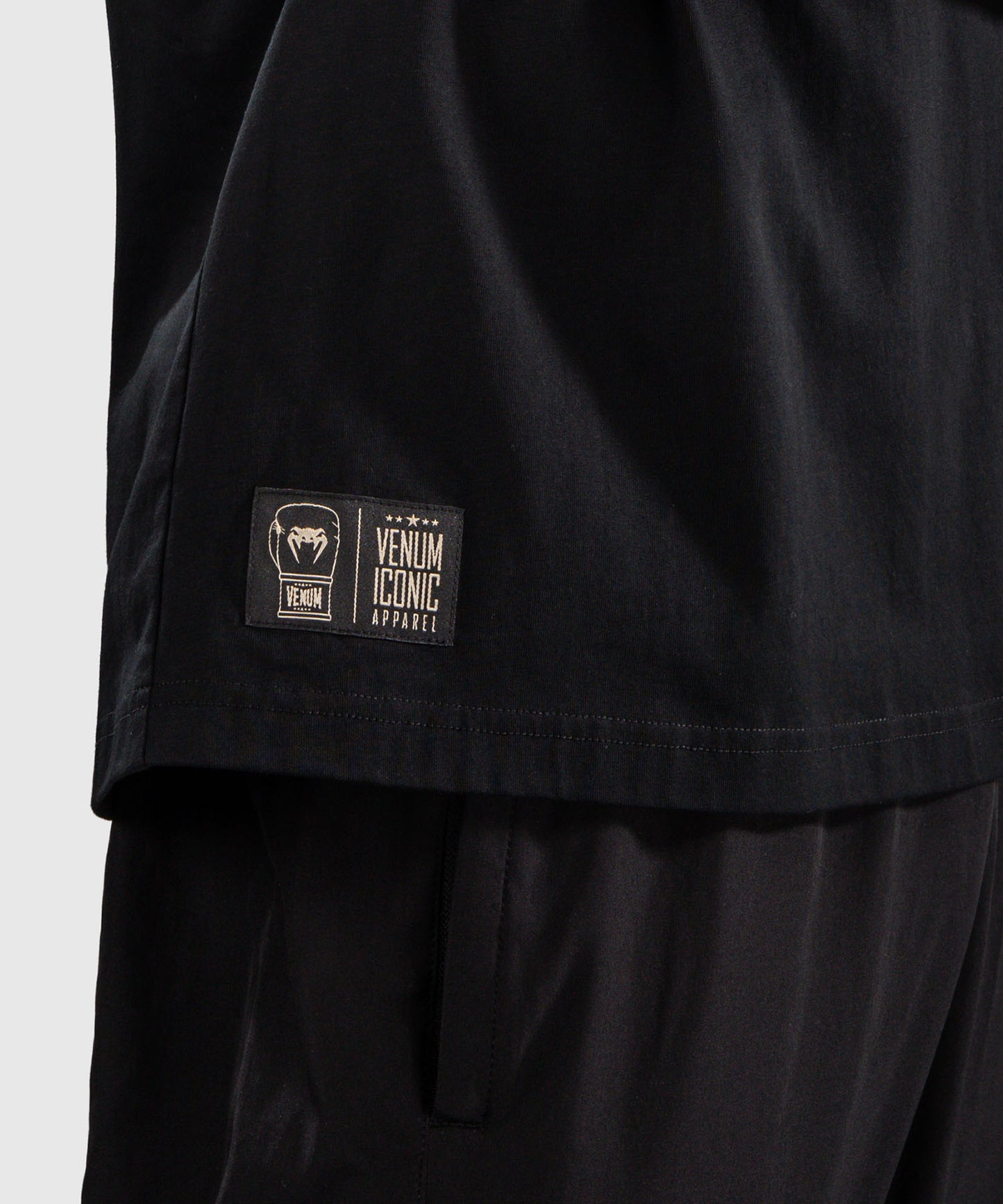 Venum Fight Icon Cotton T-Shirt - Black