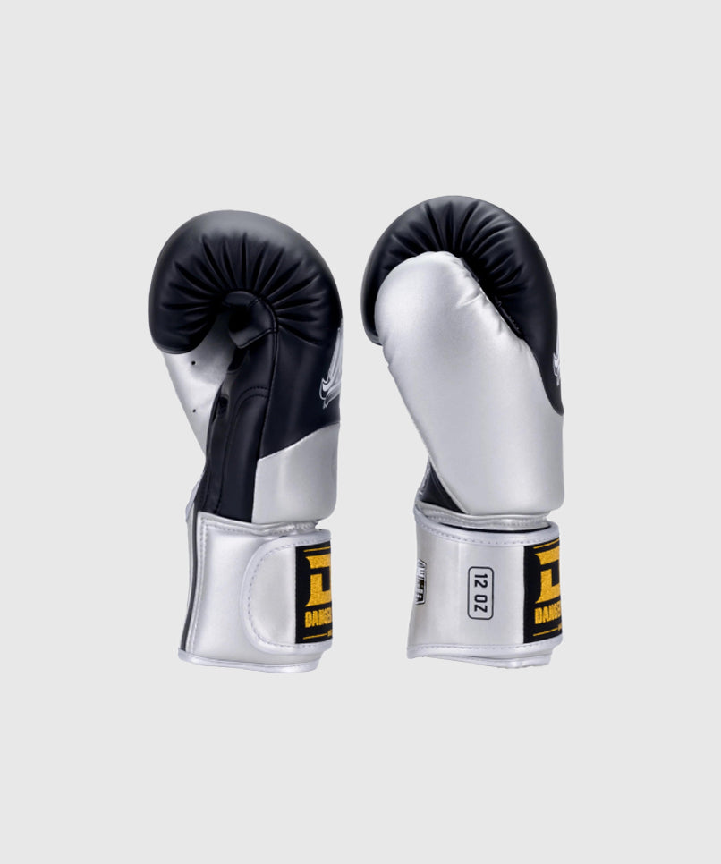 Danger Super Max Ev 2.0 Boxing Gloves - Black/Silver