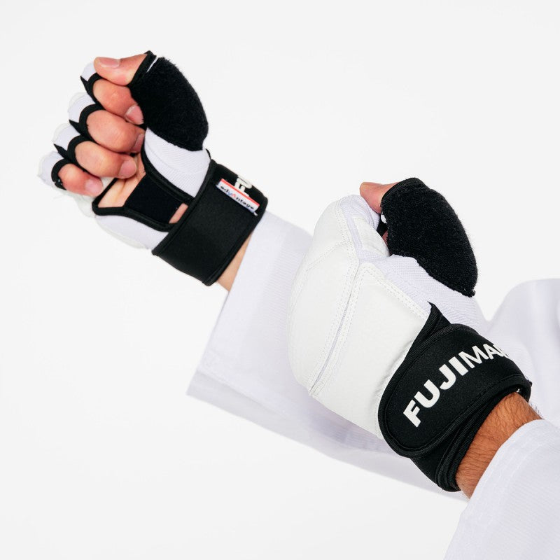 GANTS DE TAEKWONDO ADVANTAGE FUJIMAE - Blanc