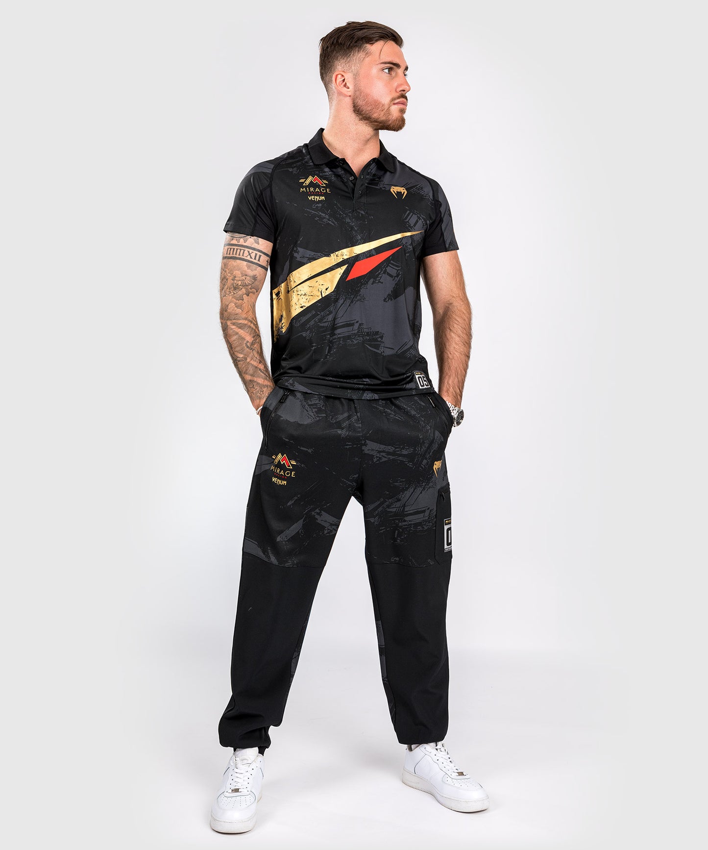 Venum x Mirage Polo - Negro/Oro