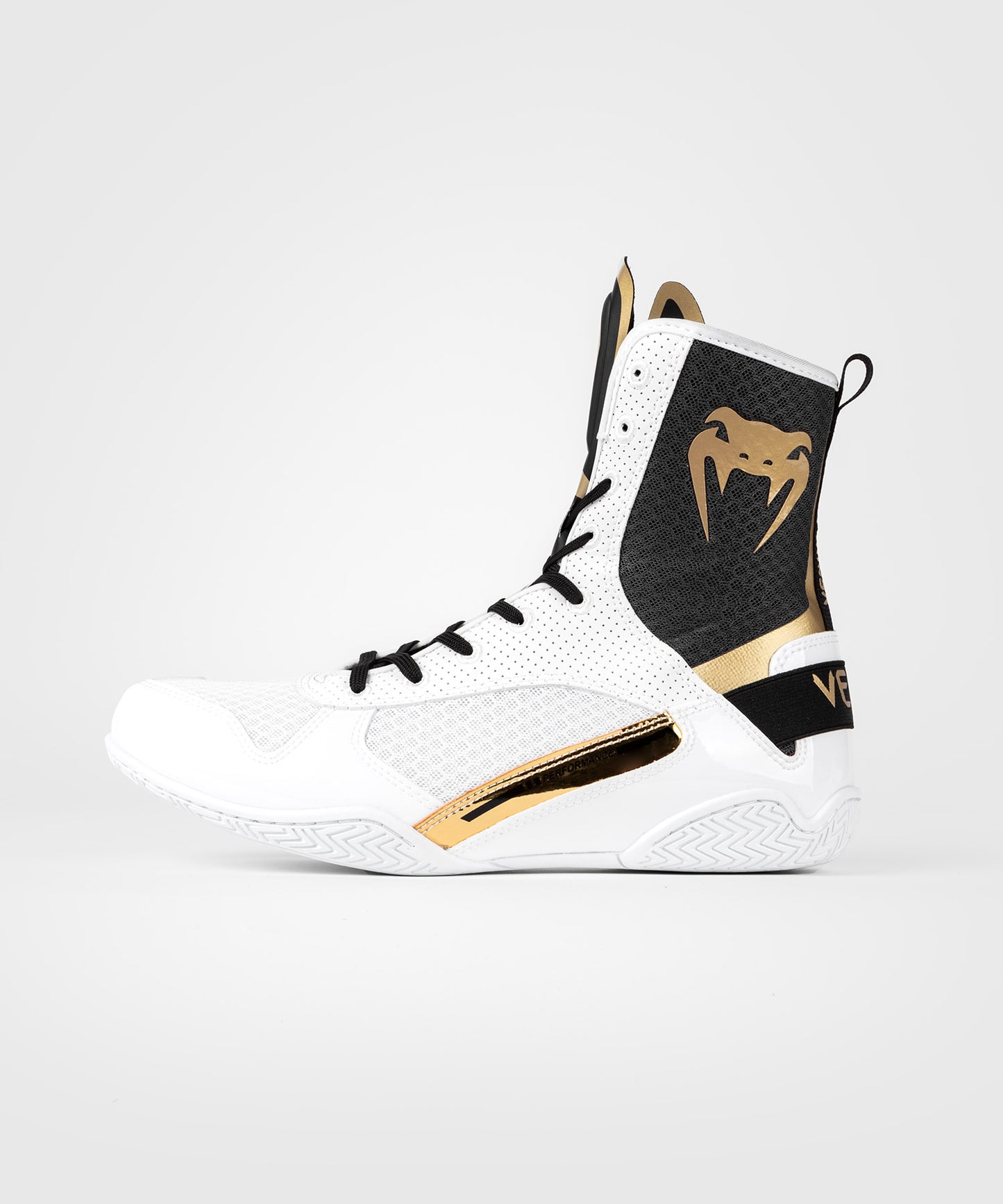 Chaussure de Boxe Venum Elite - Blanc/Noir/Or