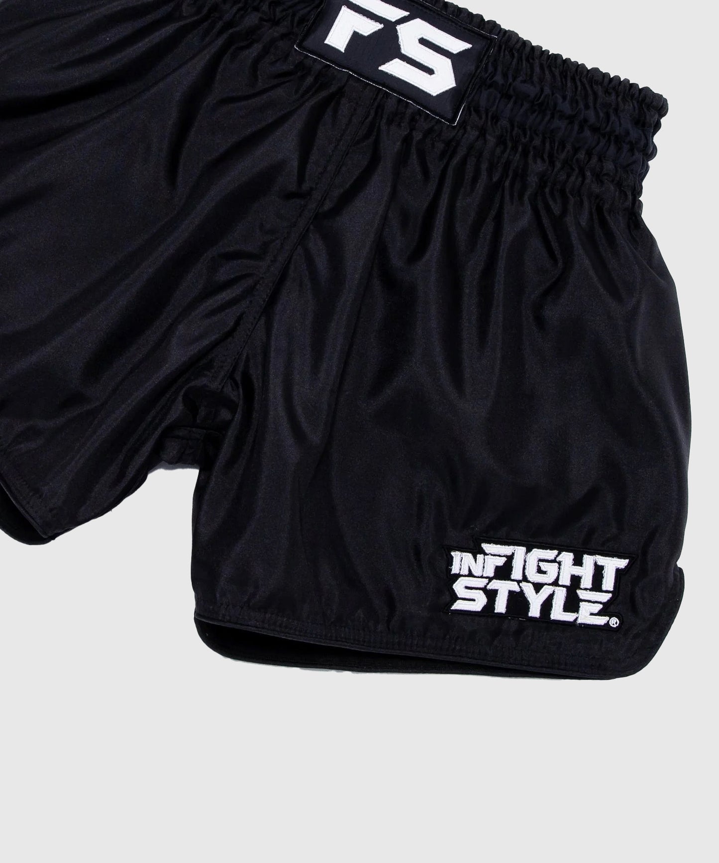 Infightstyle Fs Utility Retro Pantaloncini da Muay Thai - Nero