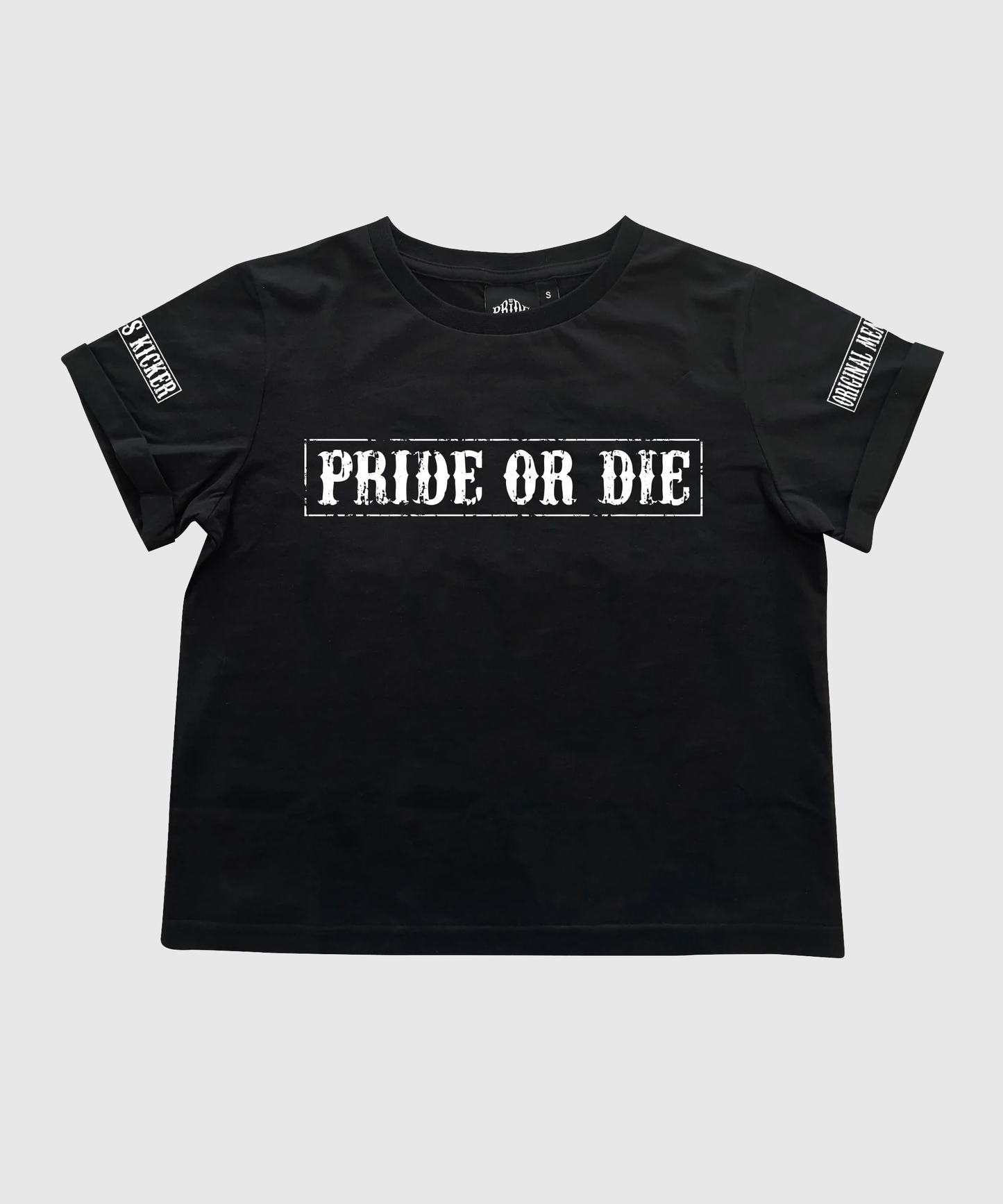 Pride Or Die Fight Club Camiseta Mujer – Negro