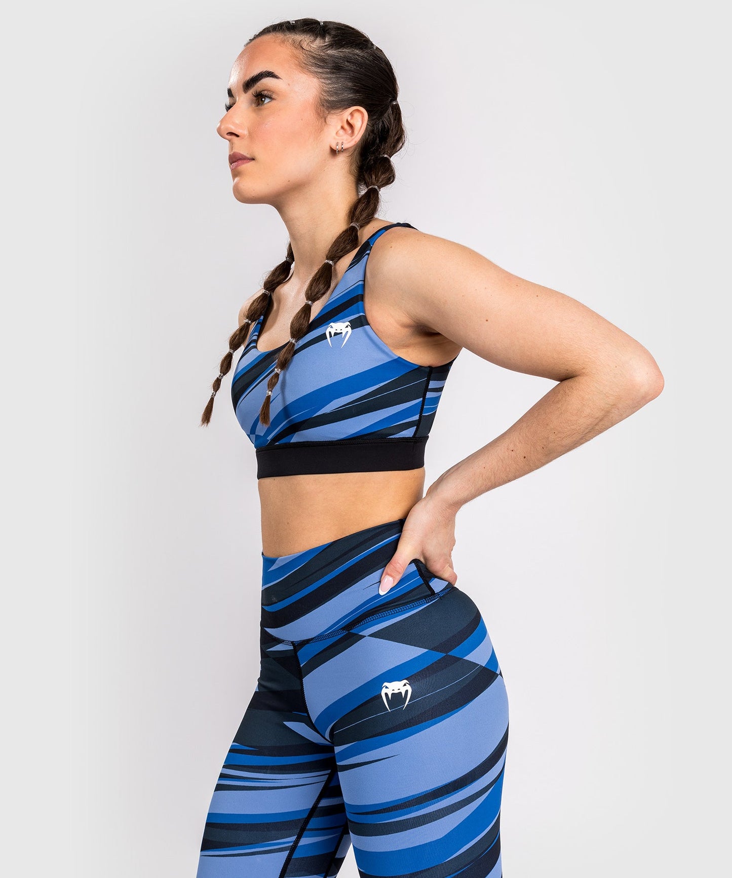 Brassière de Sport pour Femmes Venum Abyss - Bleu Foncé
