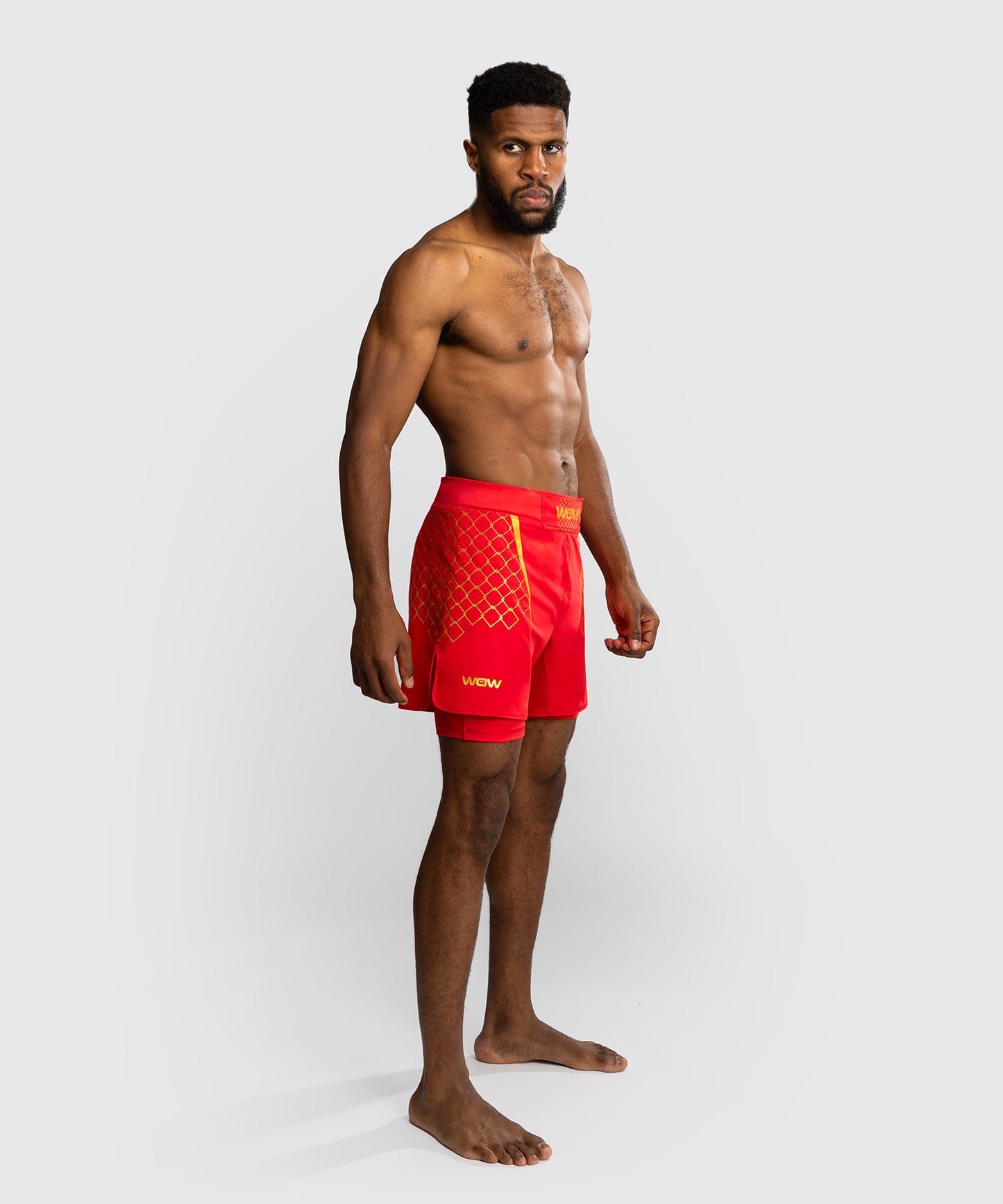 Venum x WOW FC Fury Red/ Gold Pantaloni da combattimento da uomo
