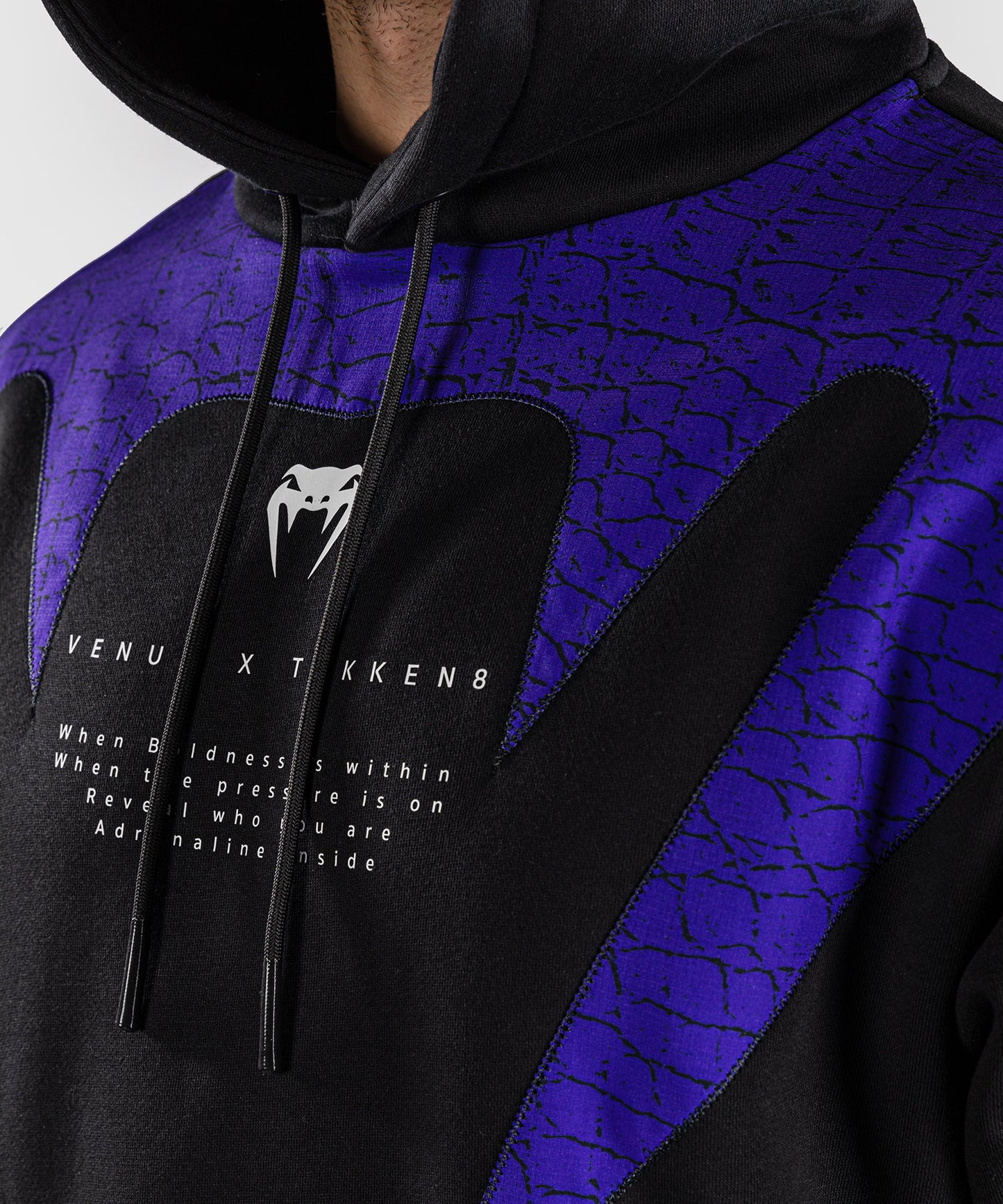 Venum x TEKKEN 8 Pullover Hoodie - Kazuya - Black/Purple