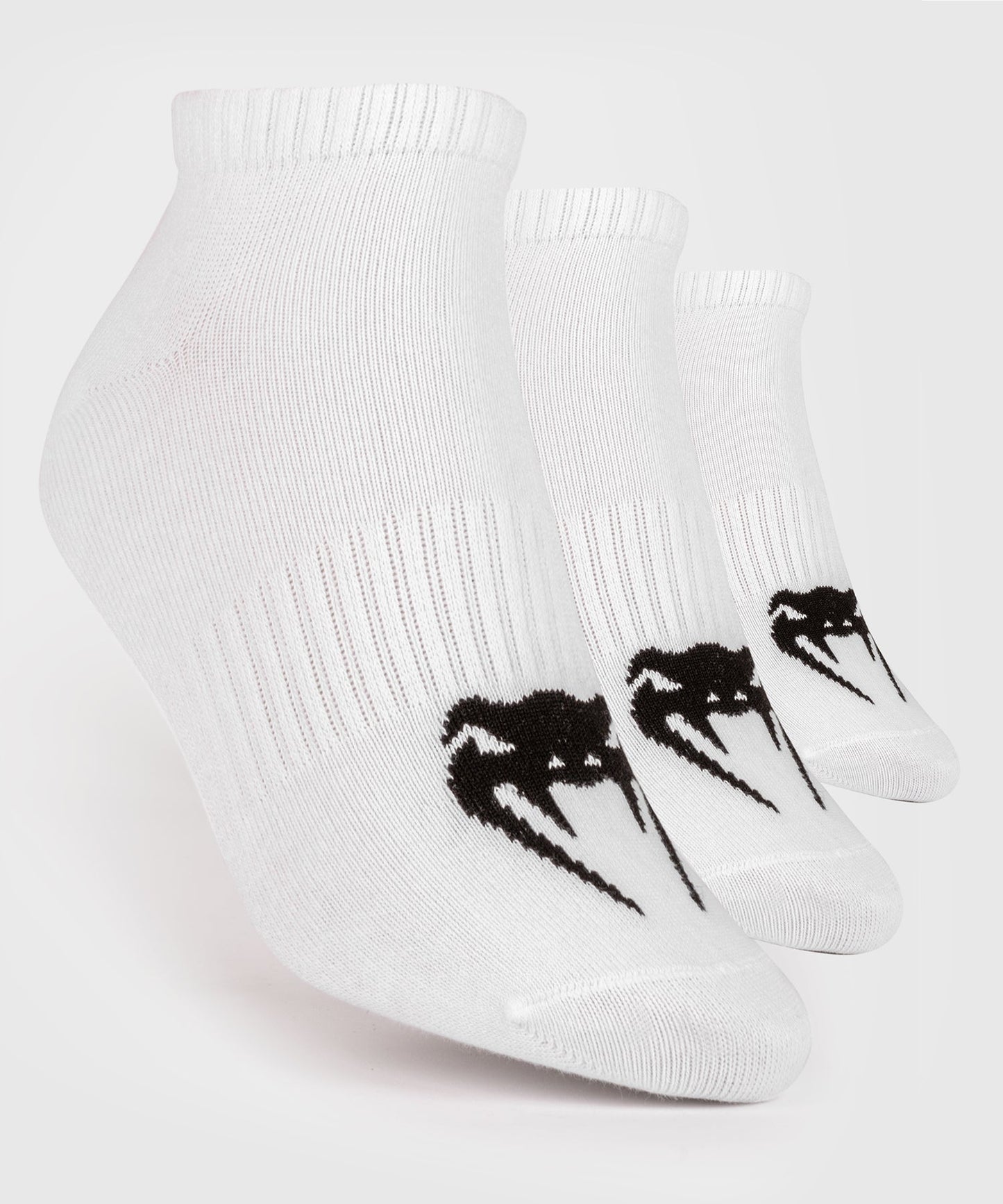 Socquettes Venum Classic - Lot de 3 Paires - Blanc/Noir