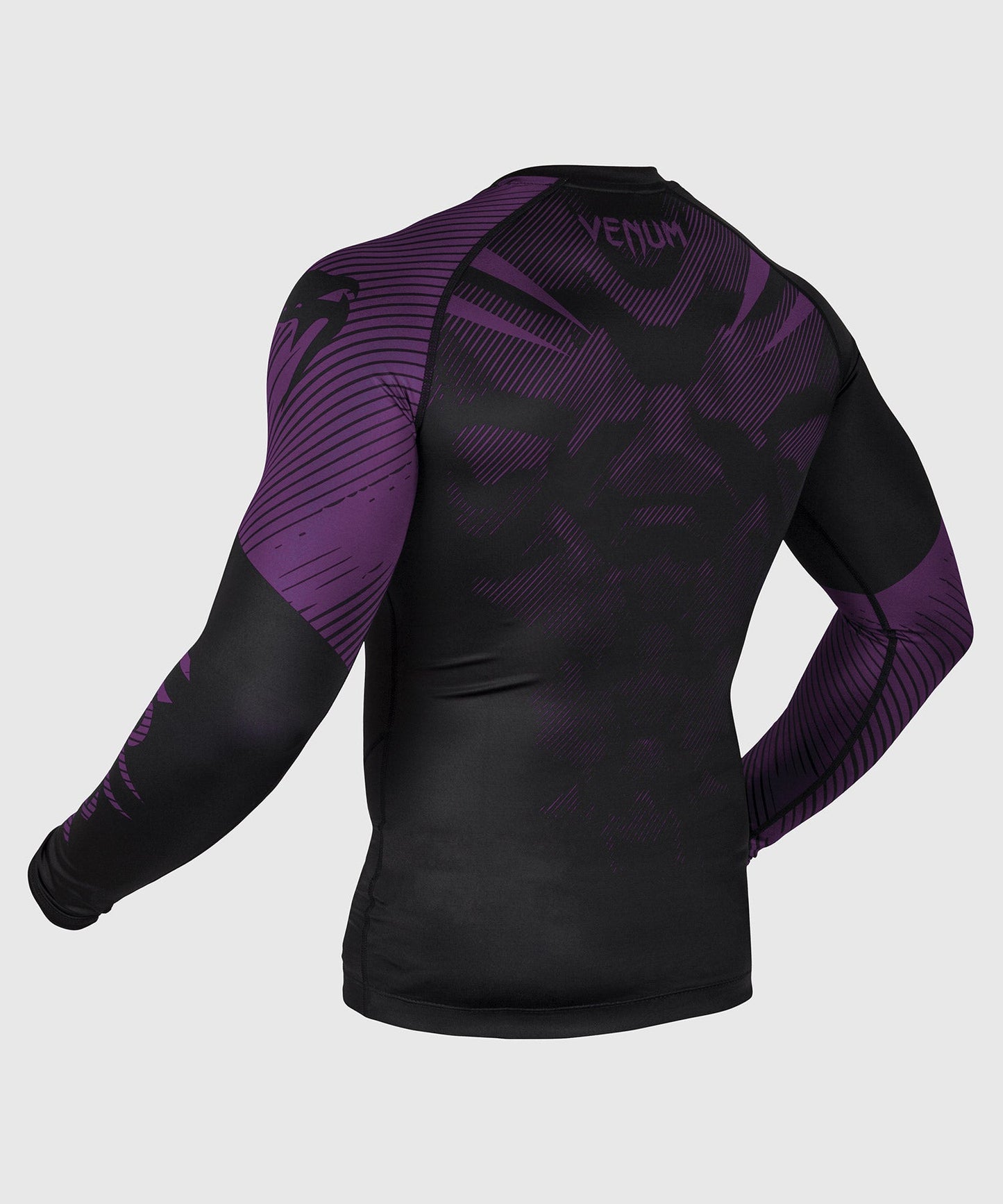 Rashguard Venum NoGi 2.0 - IBJJF Approved Long Sleeve - Black/Purple