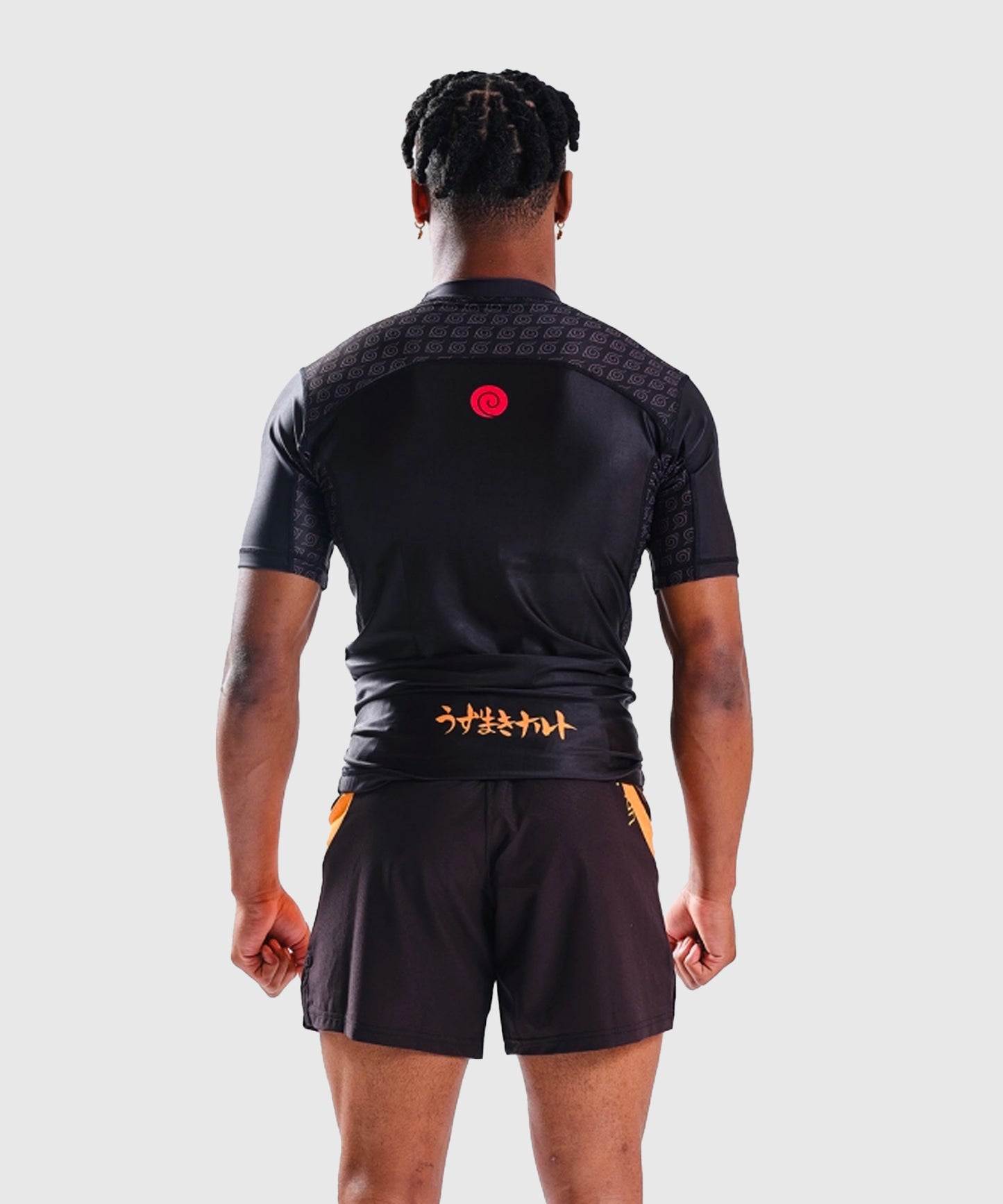 Elion X Naruto Naruto Short Sleeve Rashguard - Orange