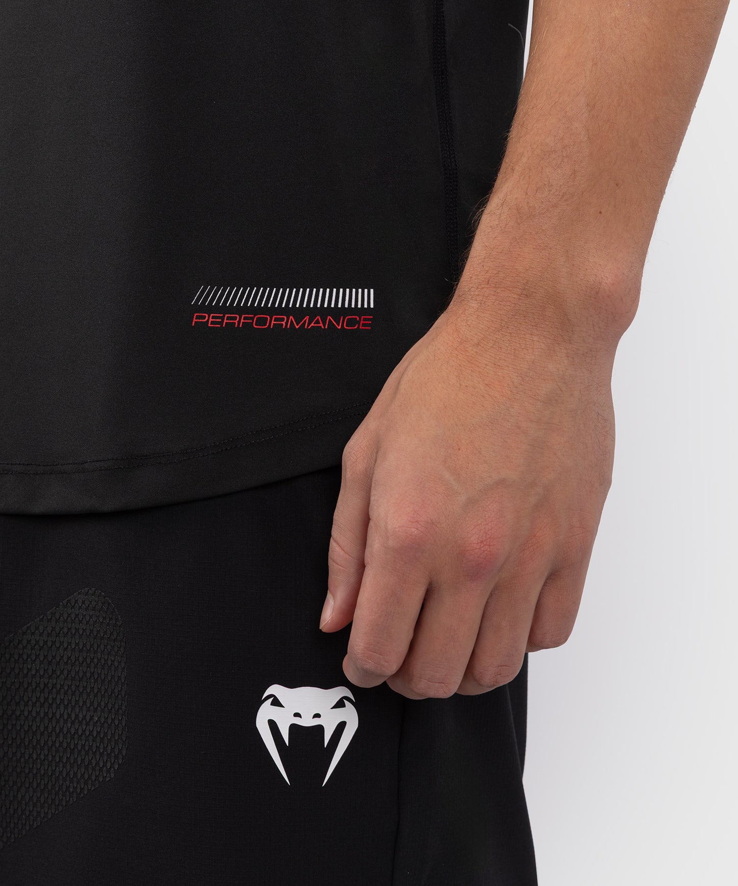 T-Shirt Dry-Tech Venum Tactical XT - Noir/Rouge Feu