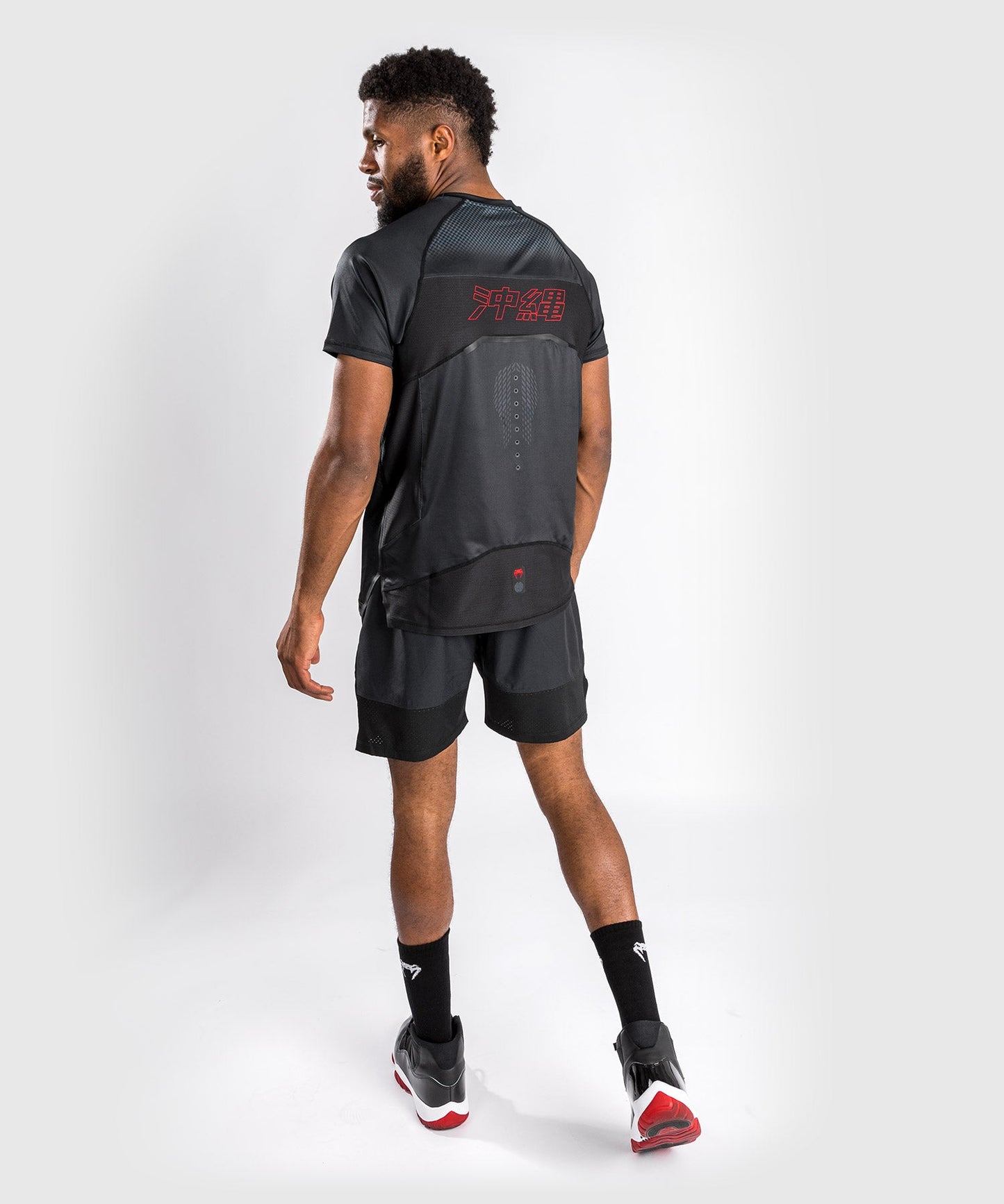 Dry tech T-shirt - Short Sleeve - Venum Okinawa 3.0 - Black/Red