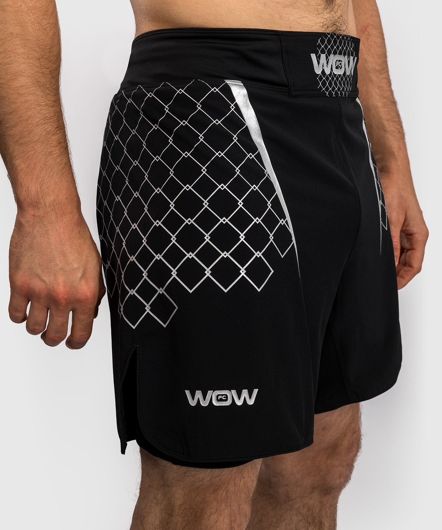 Venum x WOW FC Herren Kampfhosen - Schwarz/Grau