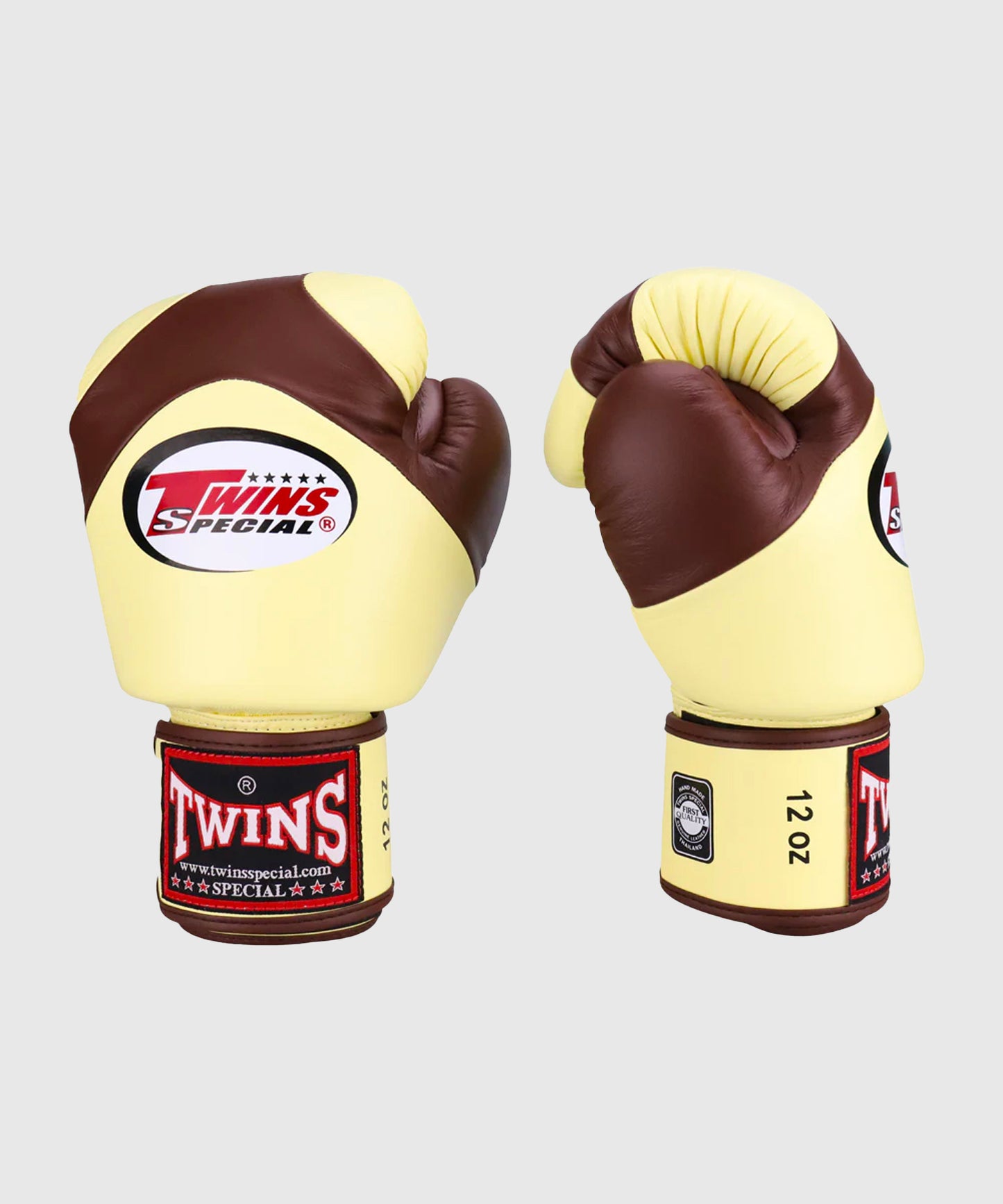 Gants de Boxe Twins BGVL13 - Vanille/Marron