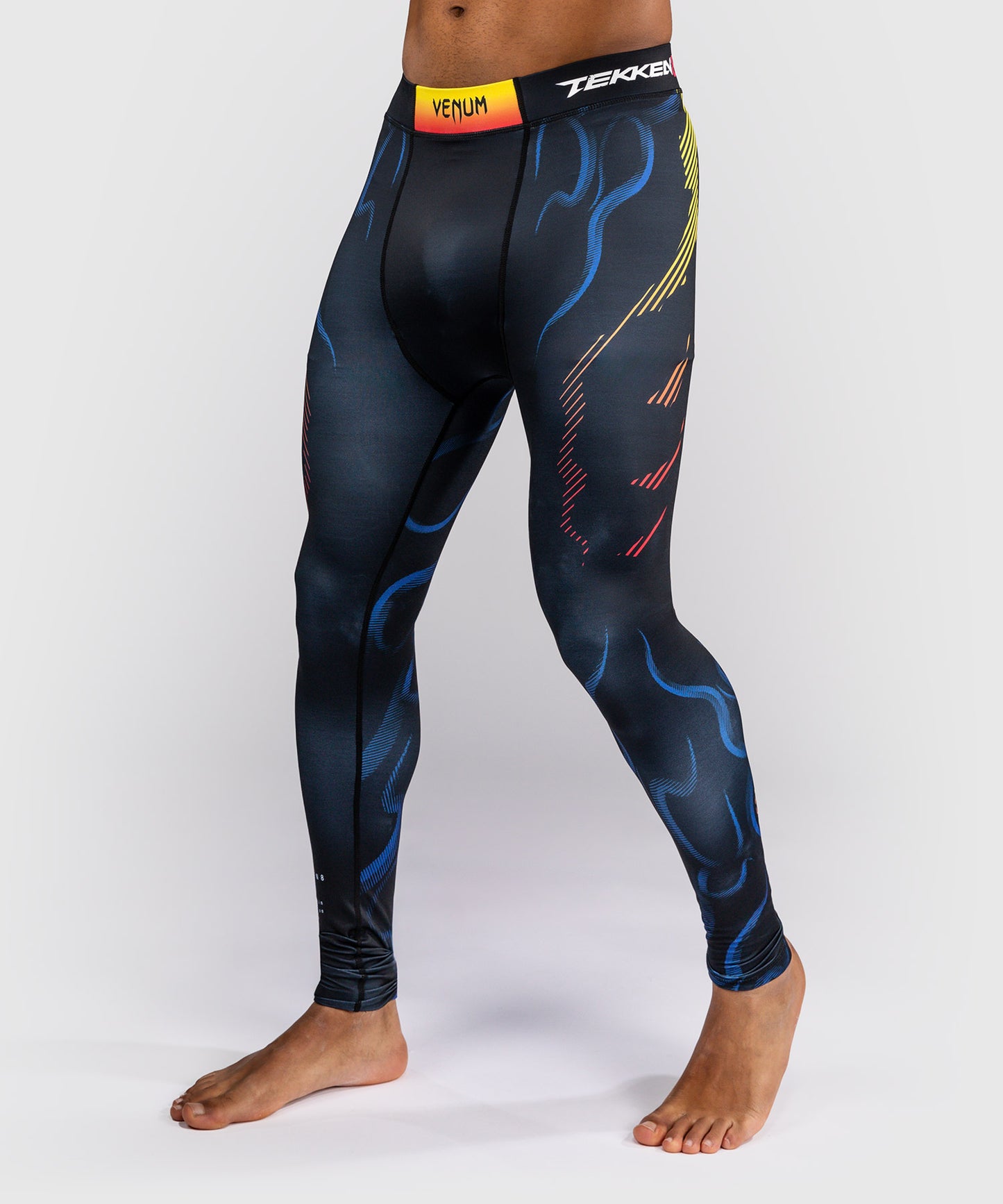 Pantalon de Compression Yoshimitsu Venum x TEKKEN 8 - Noir/Orange