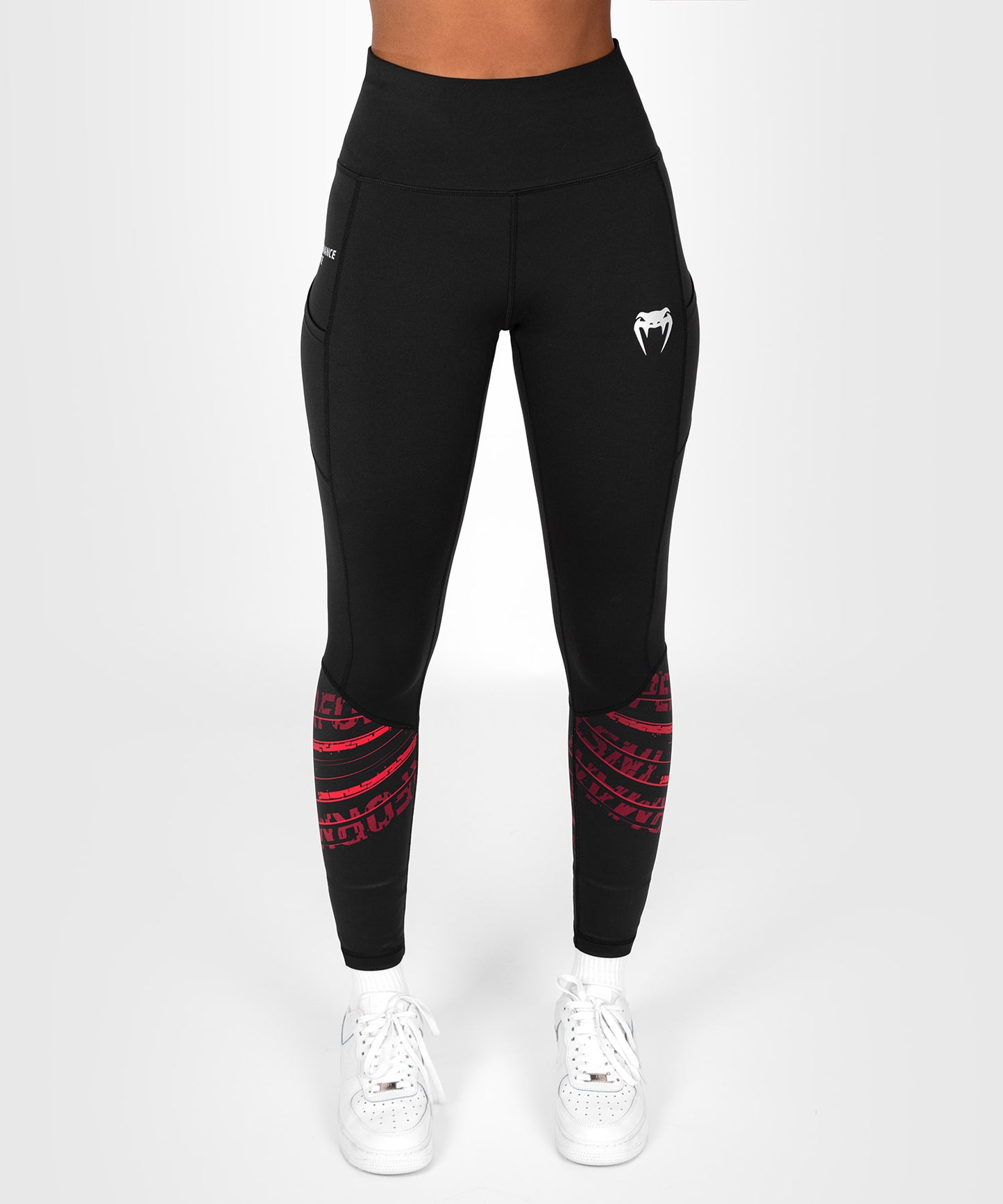 Legging pour Femmes UFC Venum Performance Institute 2.0 - Noir/Rouge