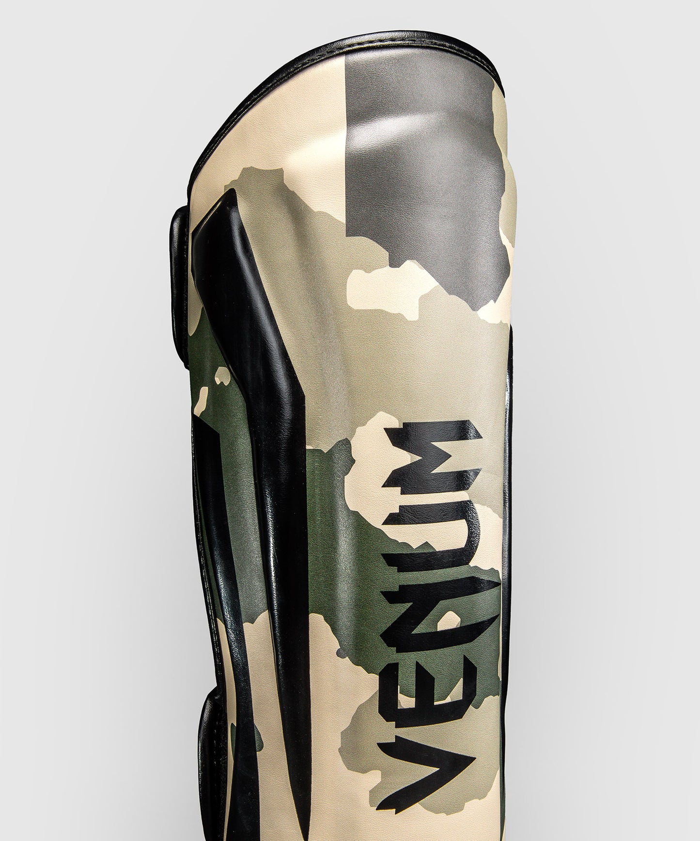 Venum Elite Camo Shin Guards - Khaki/ Off-White