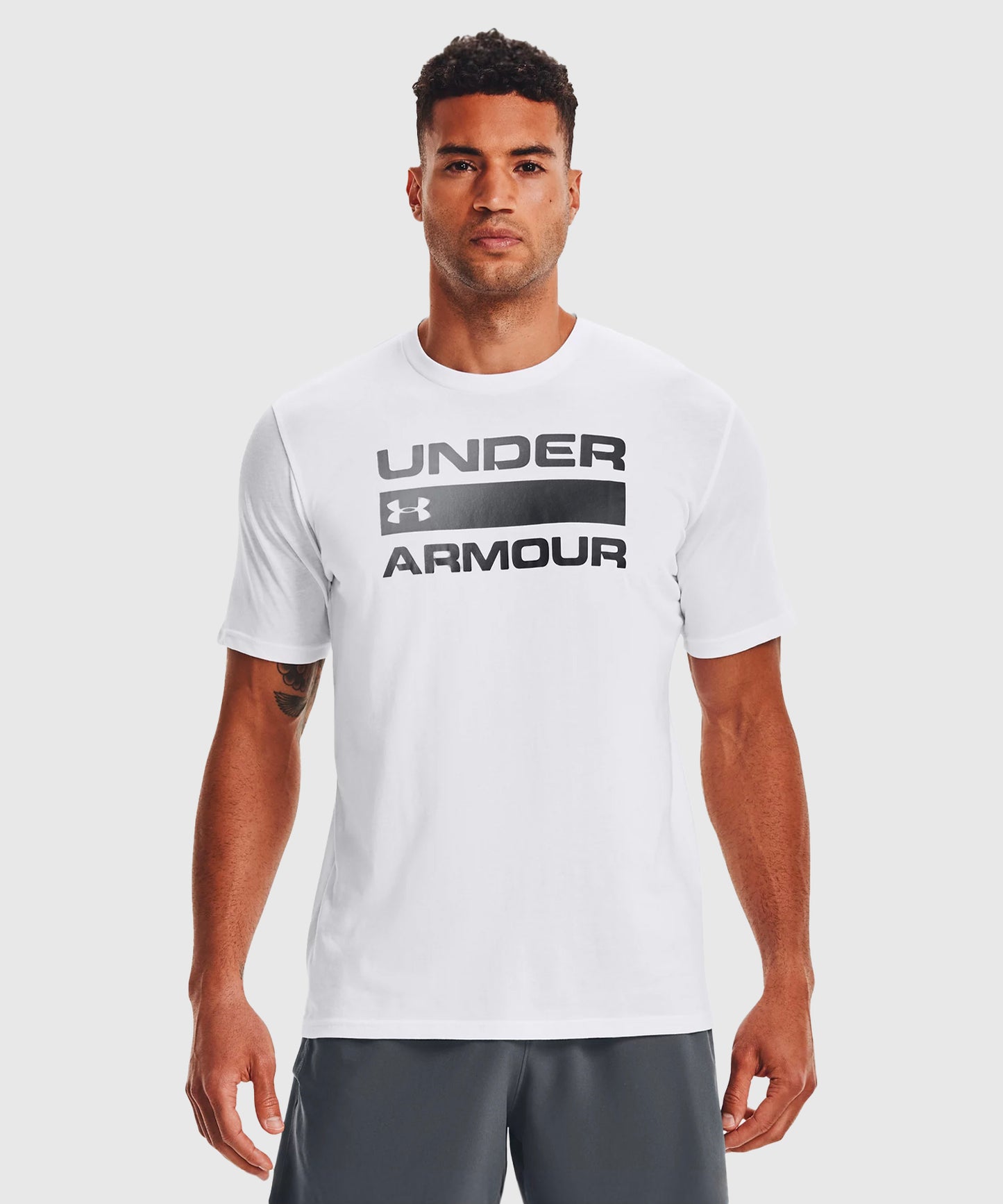 T-Shirt Under Armour Ua Team Issue Wordmark - Blanc