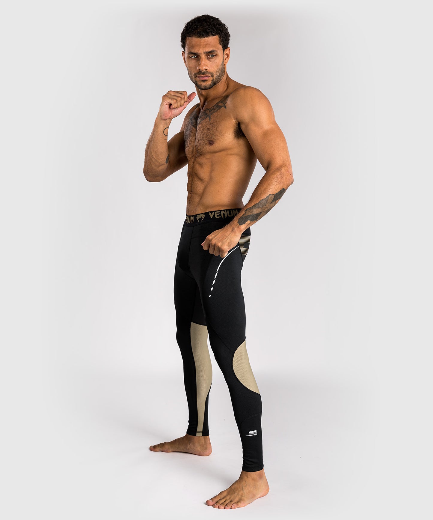 Venum Adrenaline Spats – Schwarz/Sand