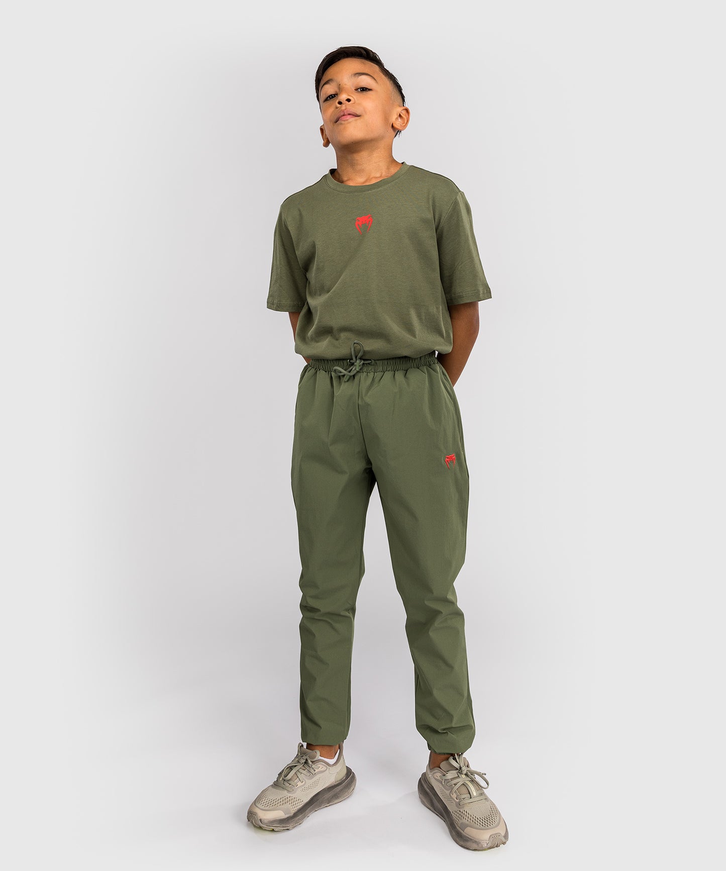 Venum Vectra Joggers para Niños - Verde Militar/Naranja