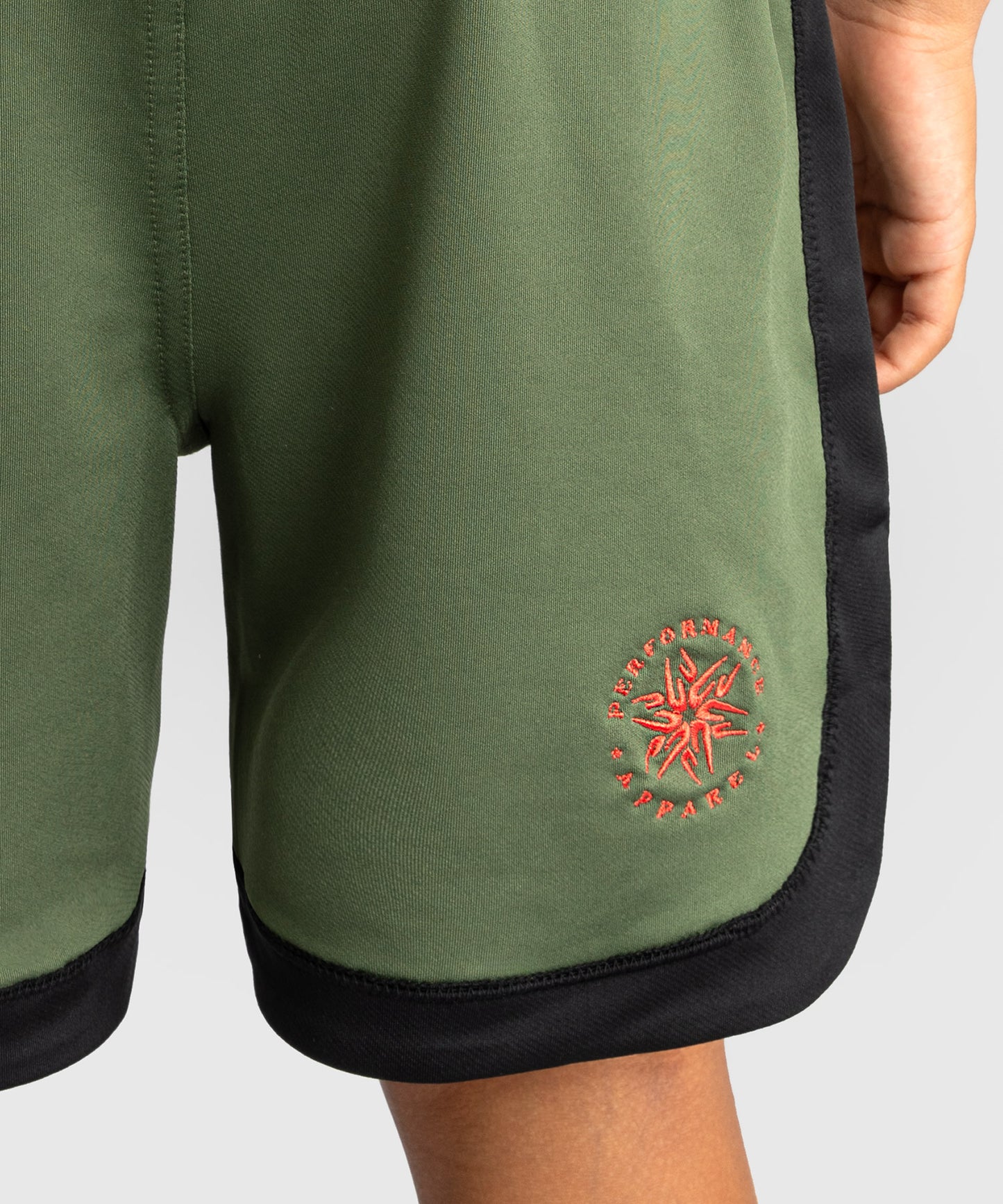 Venum Classic Pantaloni da Boxe per Bambini - Verde Militare/Arancione