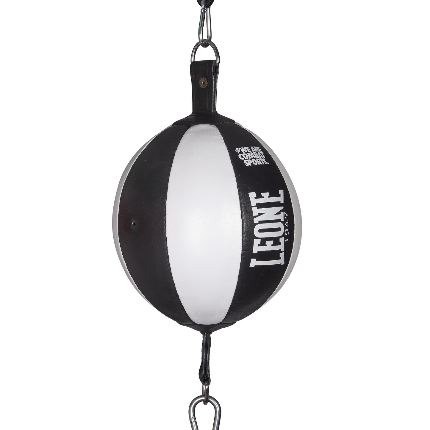 Ballon de frappe double attaches Leone - Noir/Blanc