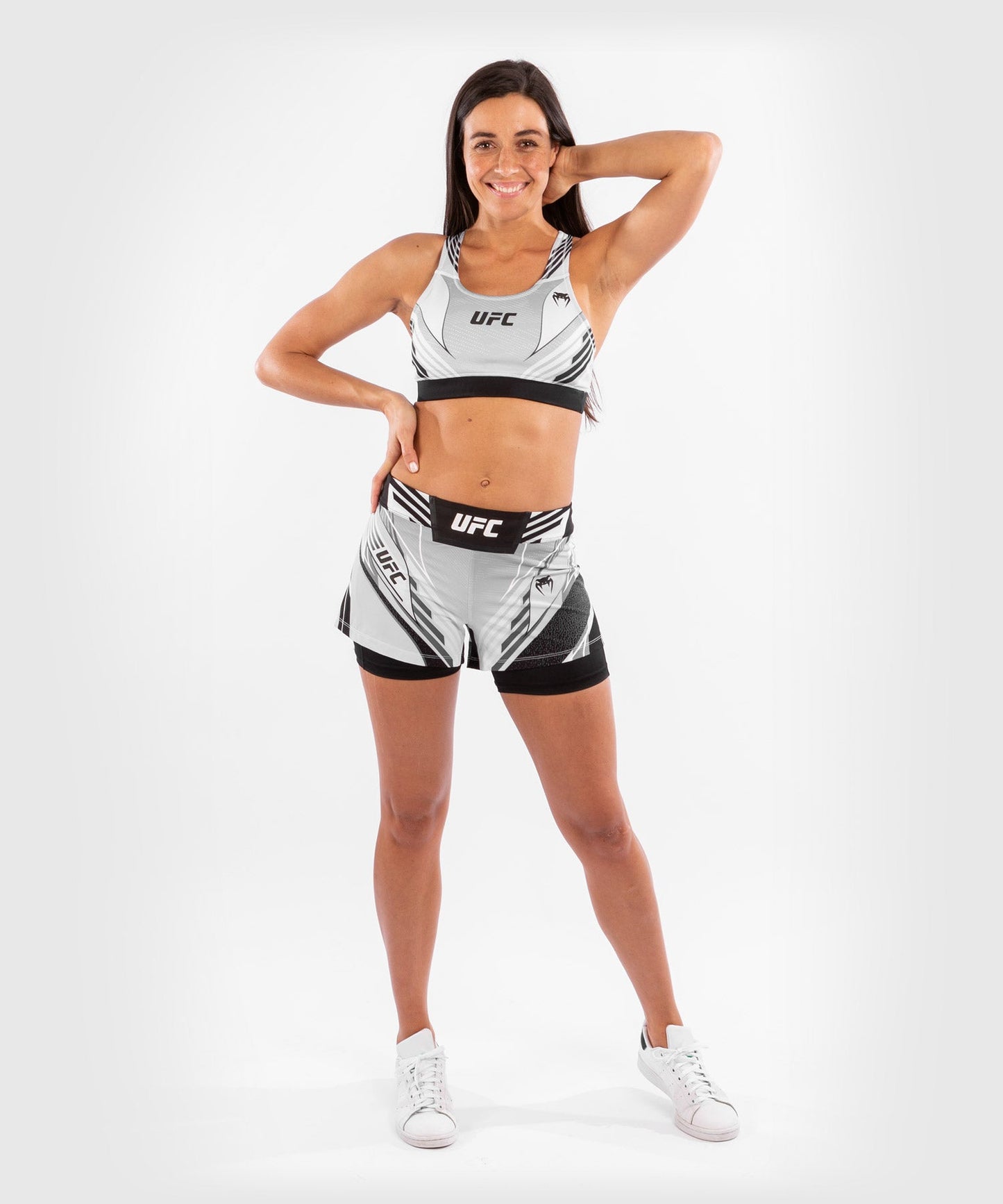 Women's UFC Fightshort Venum Authentic Fight Night - Short Cut - White